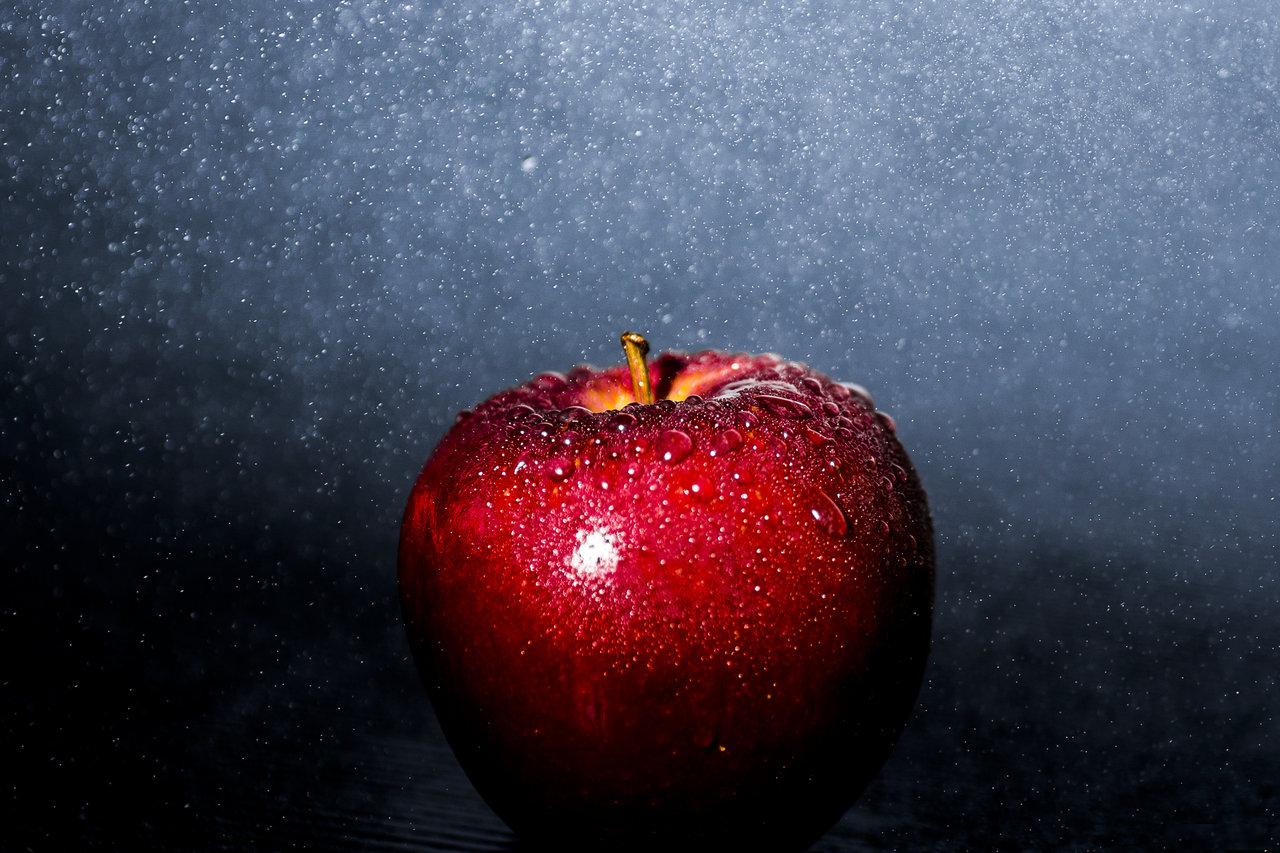 Download mobile wallpaper Food, Apple for free.