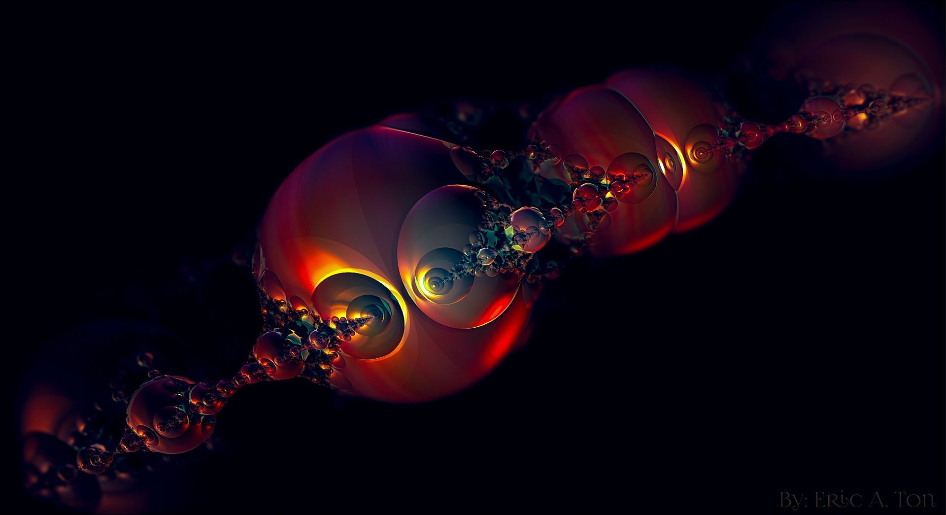 Free download wallpaper Abstract, Fractal, Sphere on your PC desktop