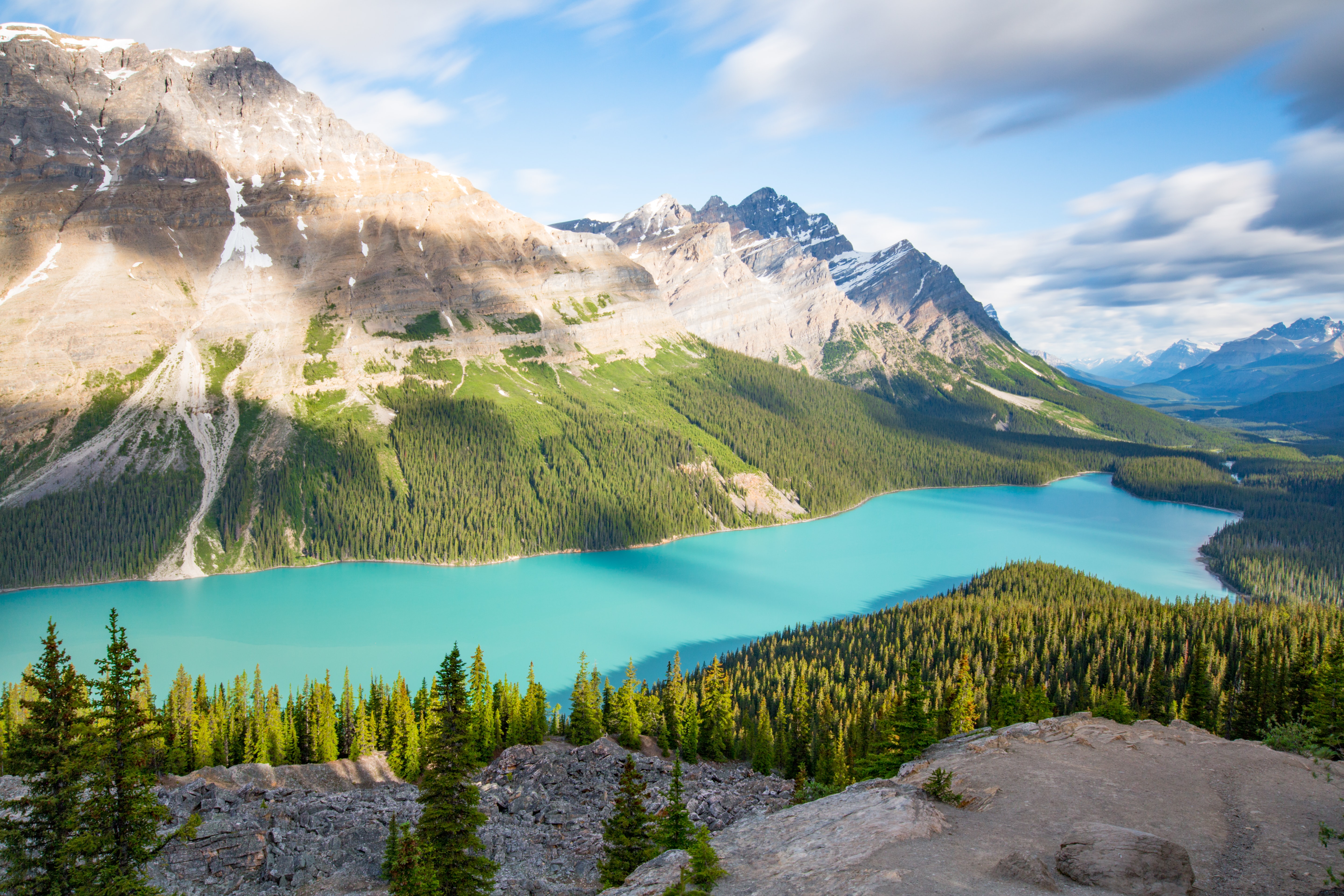 Free download wallpaper Trees, Mountains, Lake, Fir, Nature, Spruce, Landscape on your PC desktop