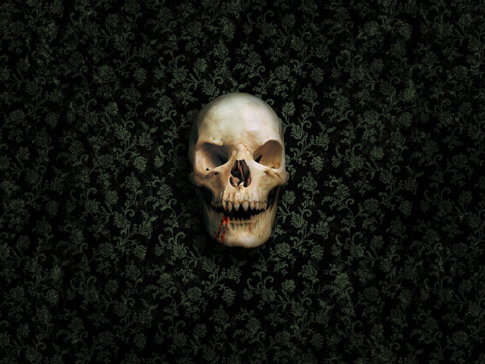 Download mobile wallpaper Dark, Skull for free.