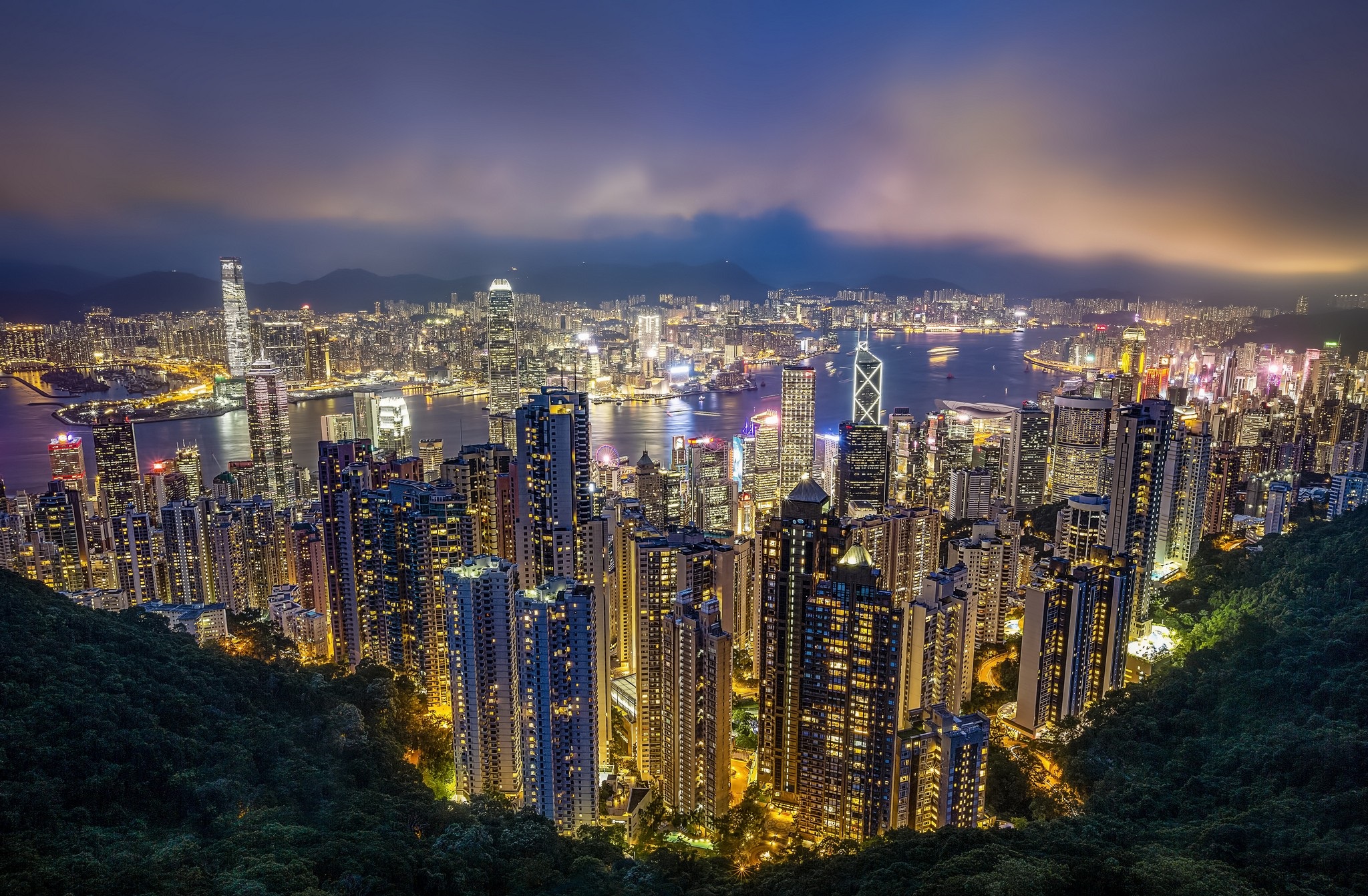 Handy-Wallpaper Städte, Hongkong, Menschengemacht kostenlos herunterladen.