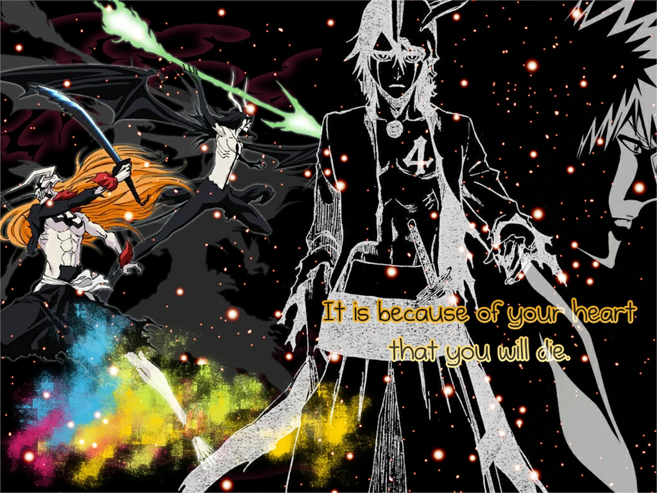 Free download wallpaper Anime, Bleach, Ichigo Kurosaki, Ulquiorra Cifer on your PC desktop