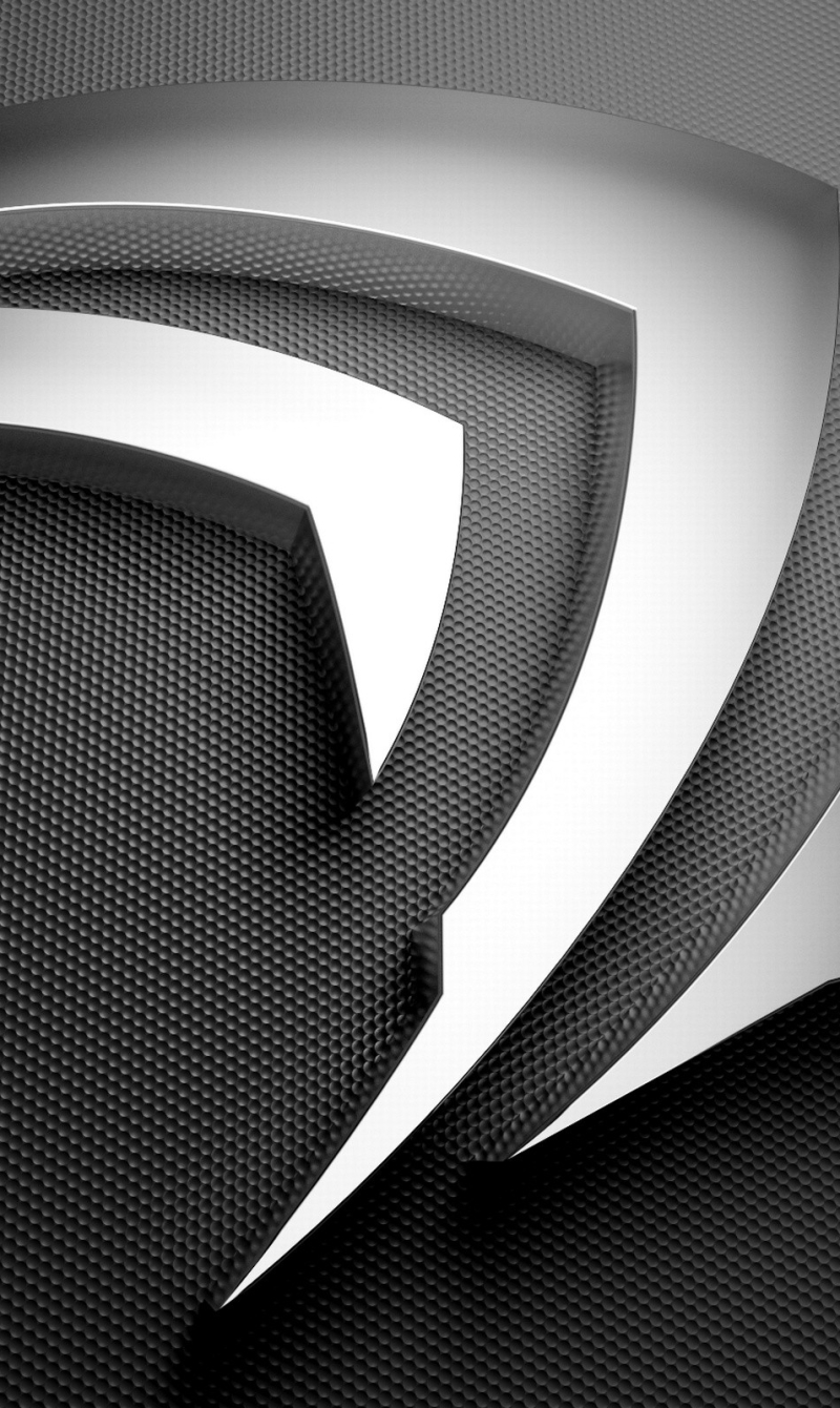 Download mobile wallpaper Grey, Technology, Logo, Nvidia for free.
