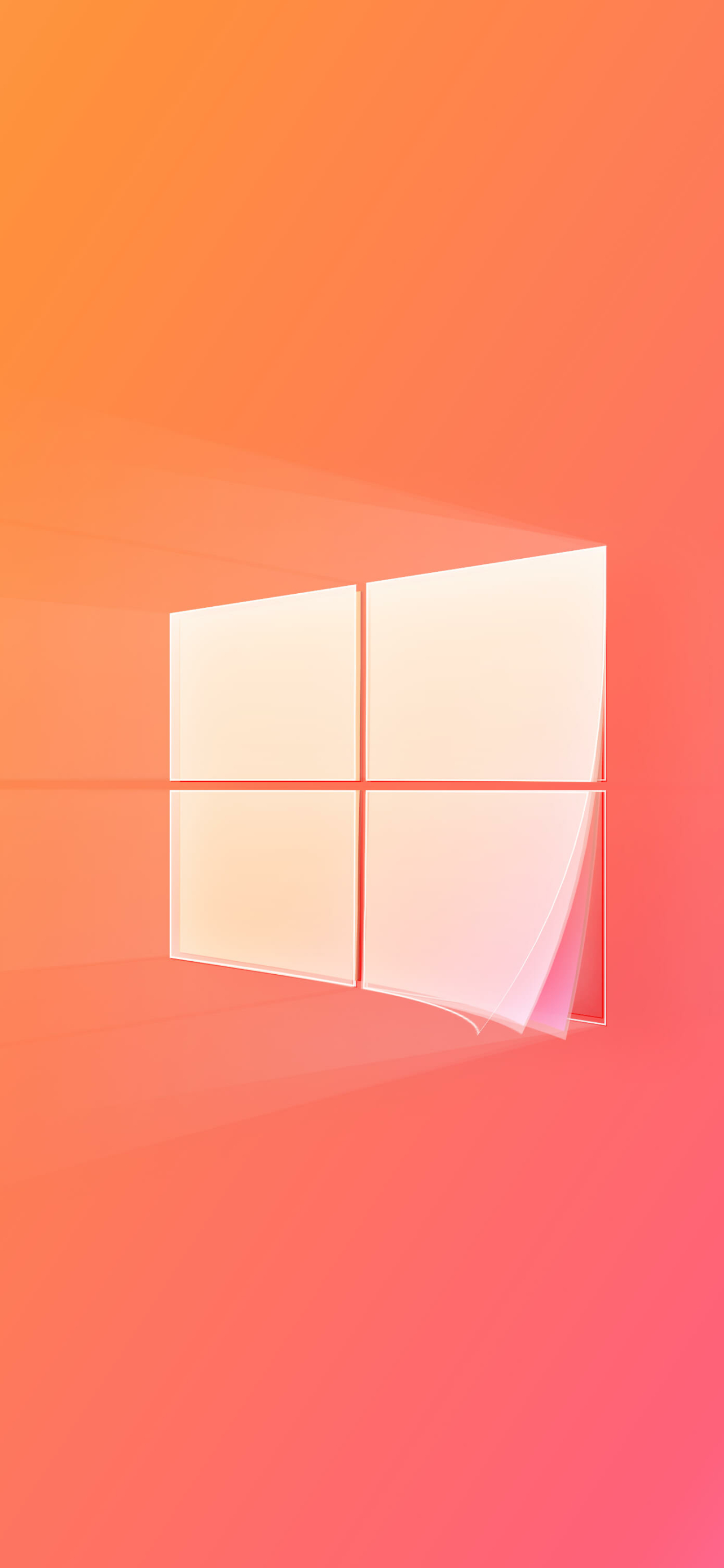 Handy-Wallpaper Microsoft, Fenster, Technologie, Logo, Orange Farbe), Windows 10 kostenlos herunterladen.