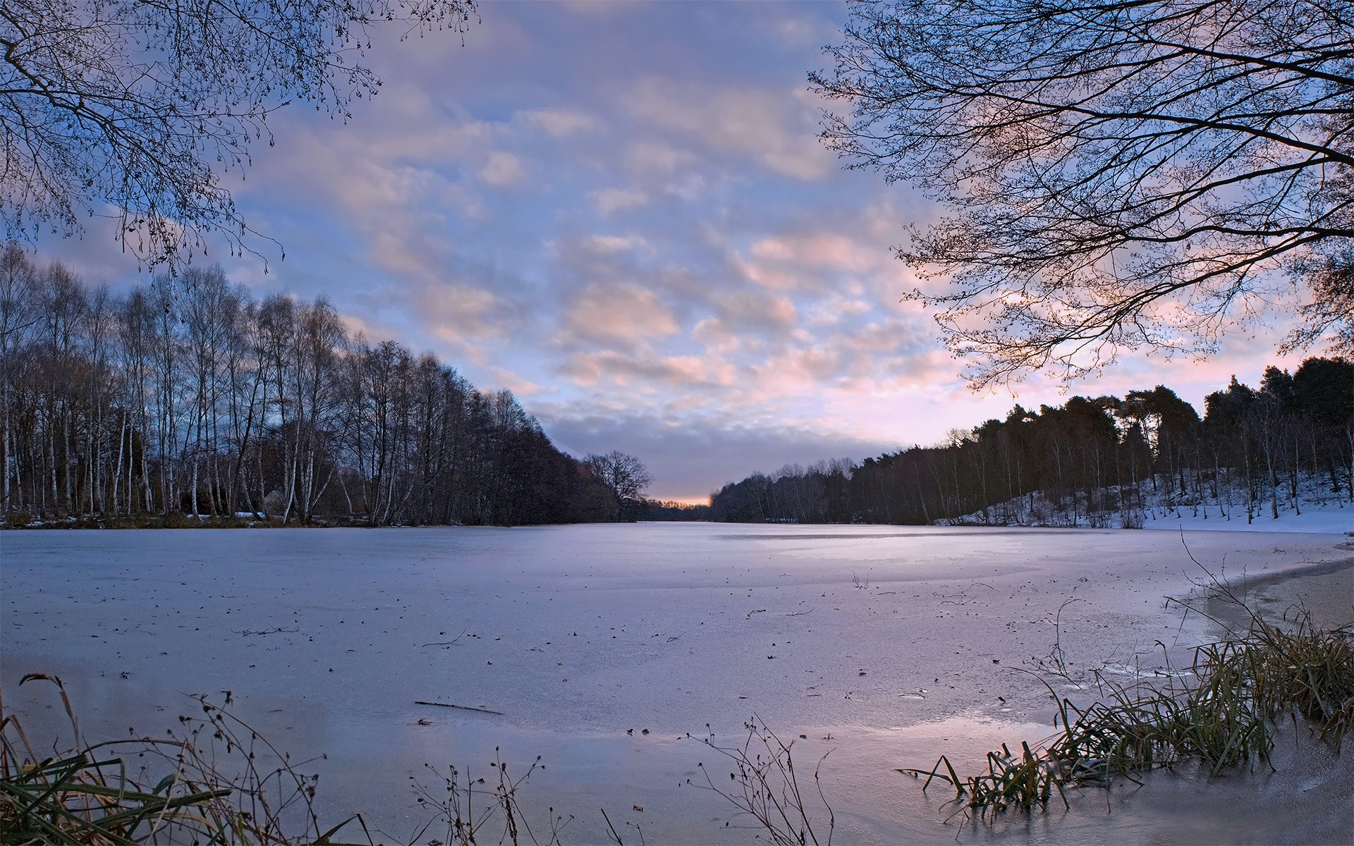 PCデスクトップに風景, 川, 冬画像を無料でダウンロード