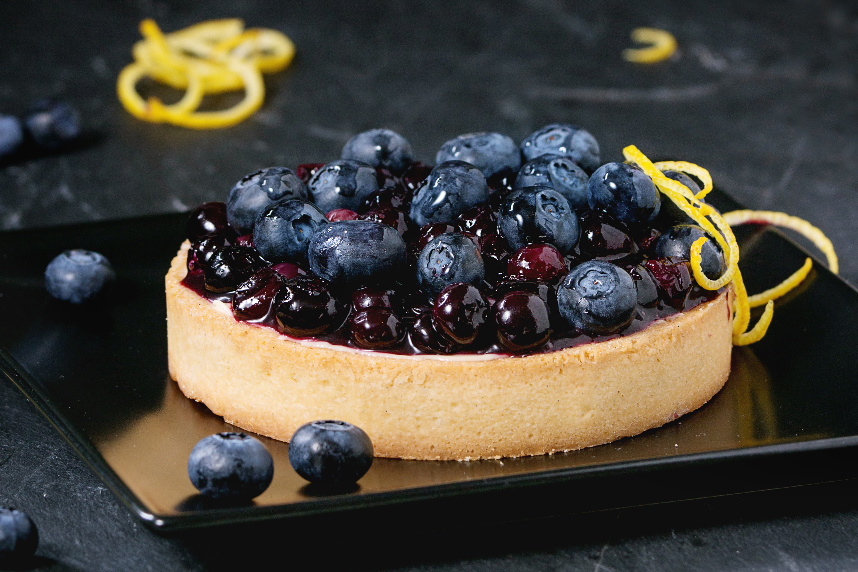Download mobile wallpaper Food, Blueberry, Desert, Berry, Fruit, Pie, Pastry for free.