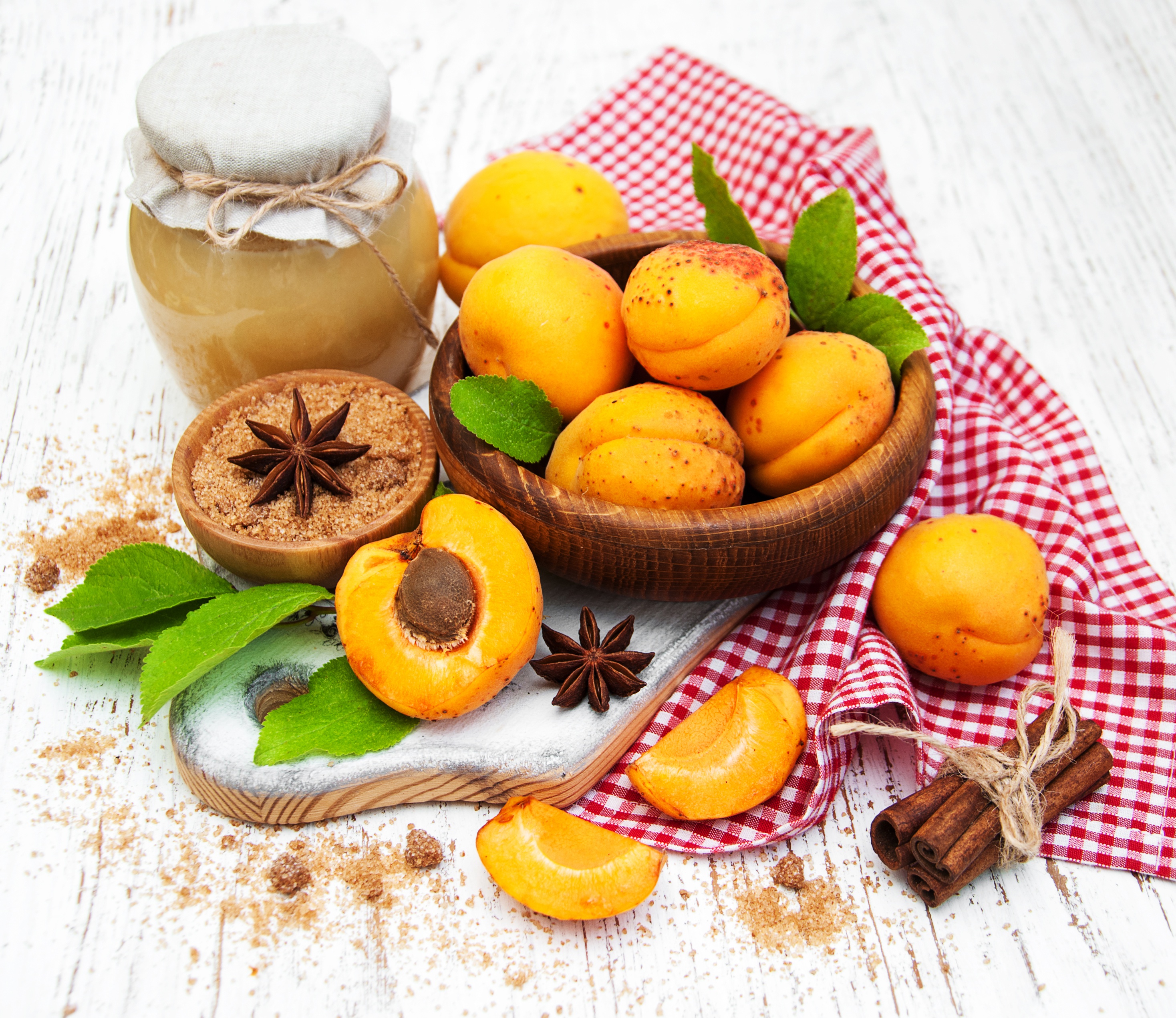 Free download wallpaper Food, Cinnamon, Fruit, Apricot, Star Anise on your PC desktop