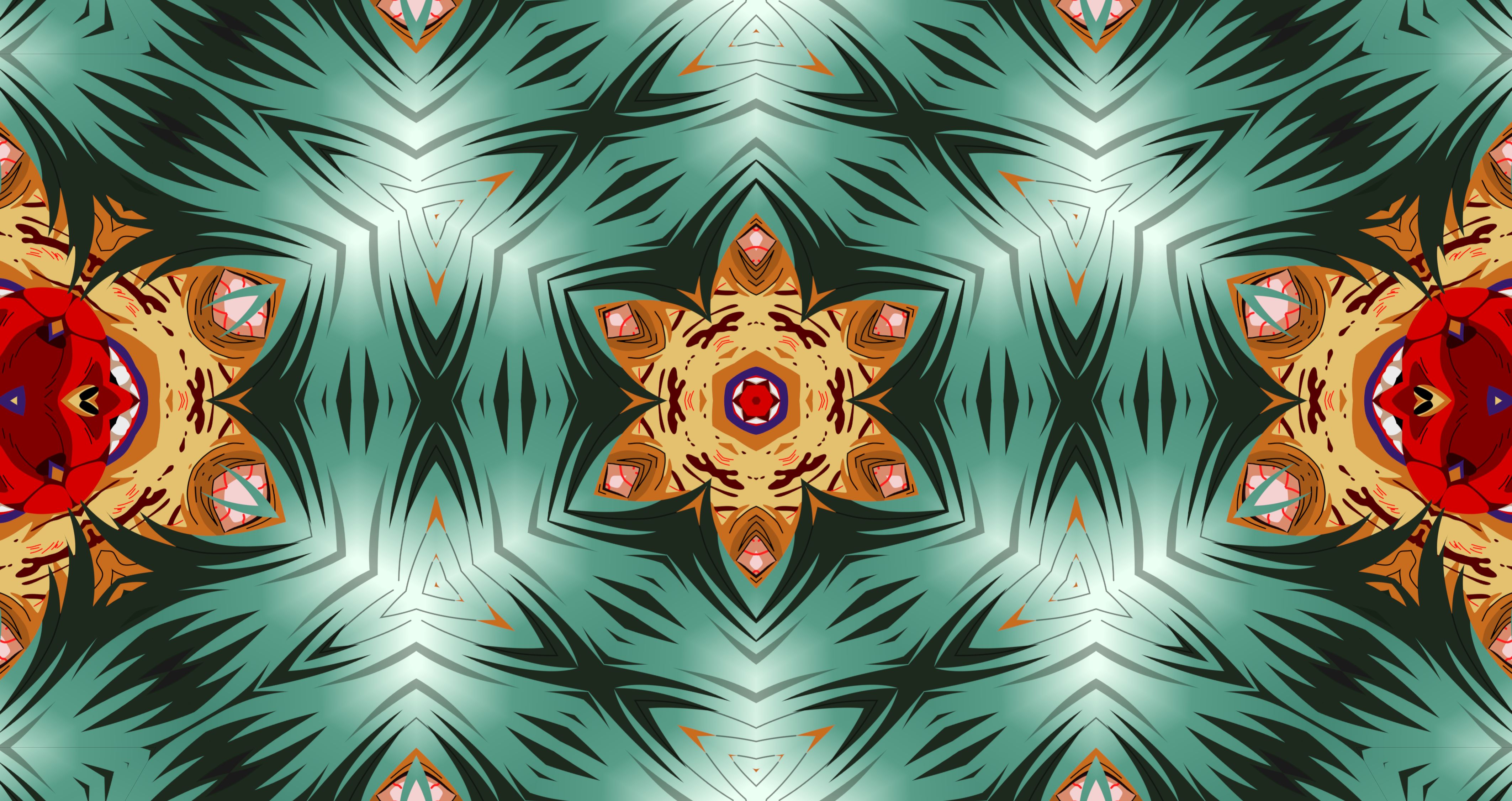 Free download wallpaper Abstract, Pattern, Kaleidoscope on your PC desktop