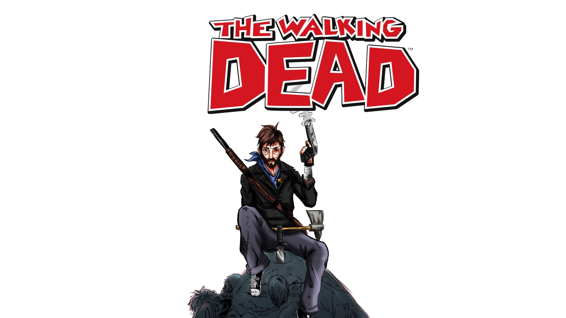 Descarga gratuita de fondo de pantalla para móvil de Historietas, The Walking Dead.