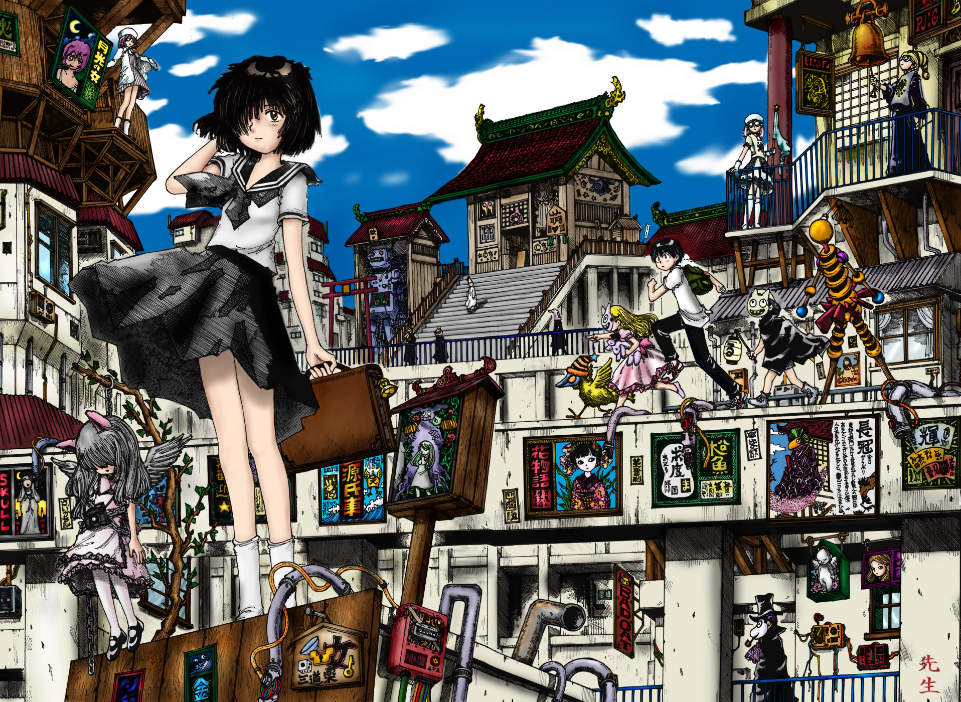 1080859 Bild herunterladen animes, nazo no kanojo x, manga - Hintergrundbilder und Bildschirmschoner kostenlos