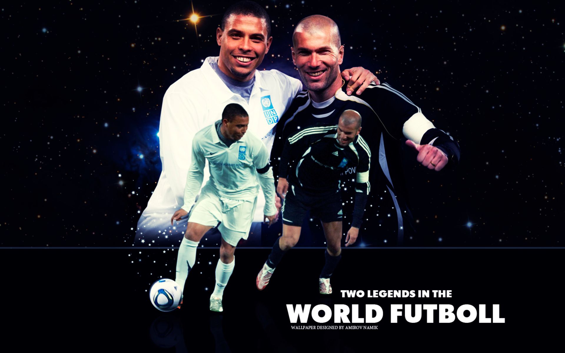 Handy-Wallpaper Sport, Fußball, Zinedine Zidane, Ronaldo Nazirio kostenlos herunterladen.