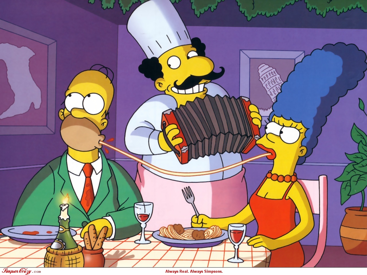 Descarga gratuita de fondo de pantalla para móvil de Series De Televisión, Los Simpsons, Homero Simpson, Marge Simpson.