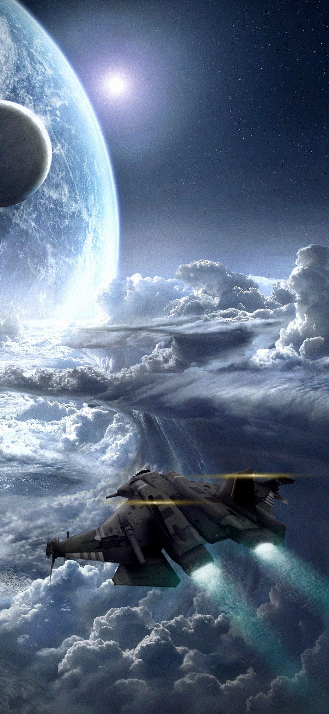 Download mobile wallpaper Spaceship, Cloud, Video Game, Star Citizen for free.