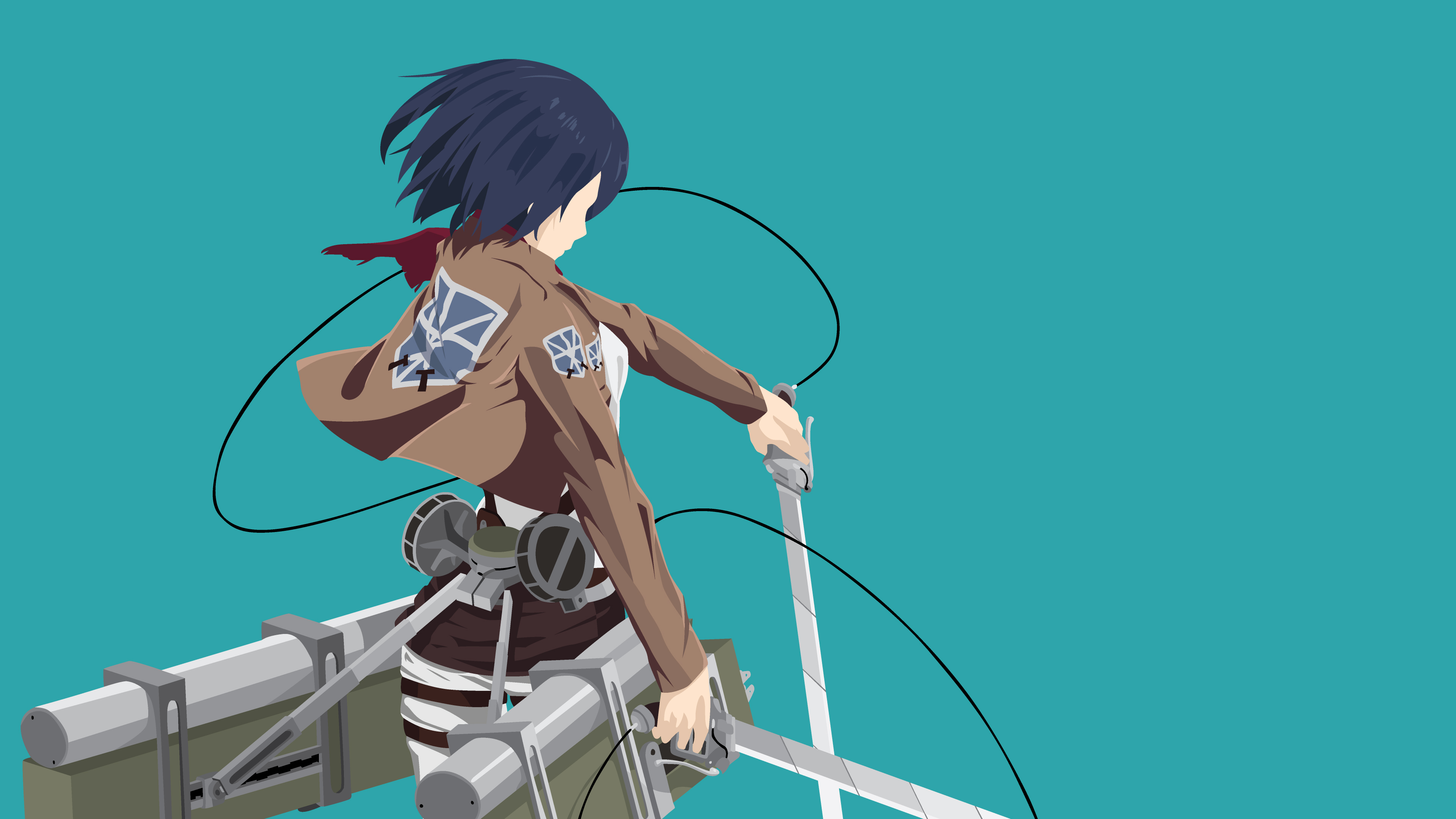 Free download wallpaper Mikasa Ackerman, Attack On Titan, Anime on your PC desktop
