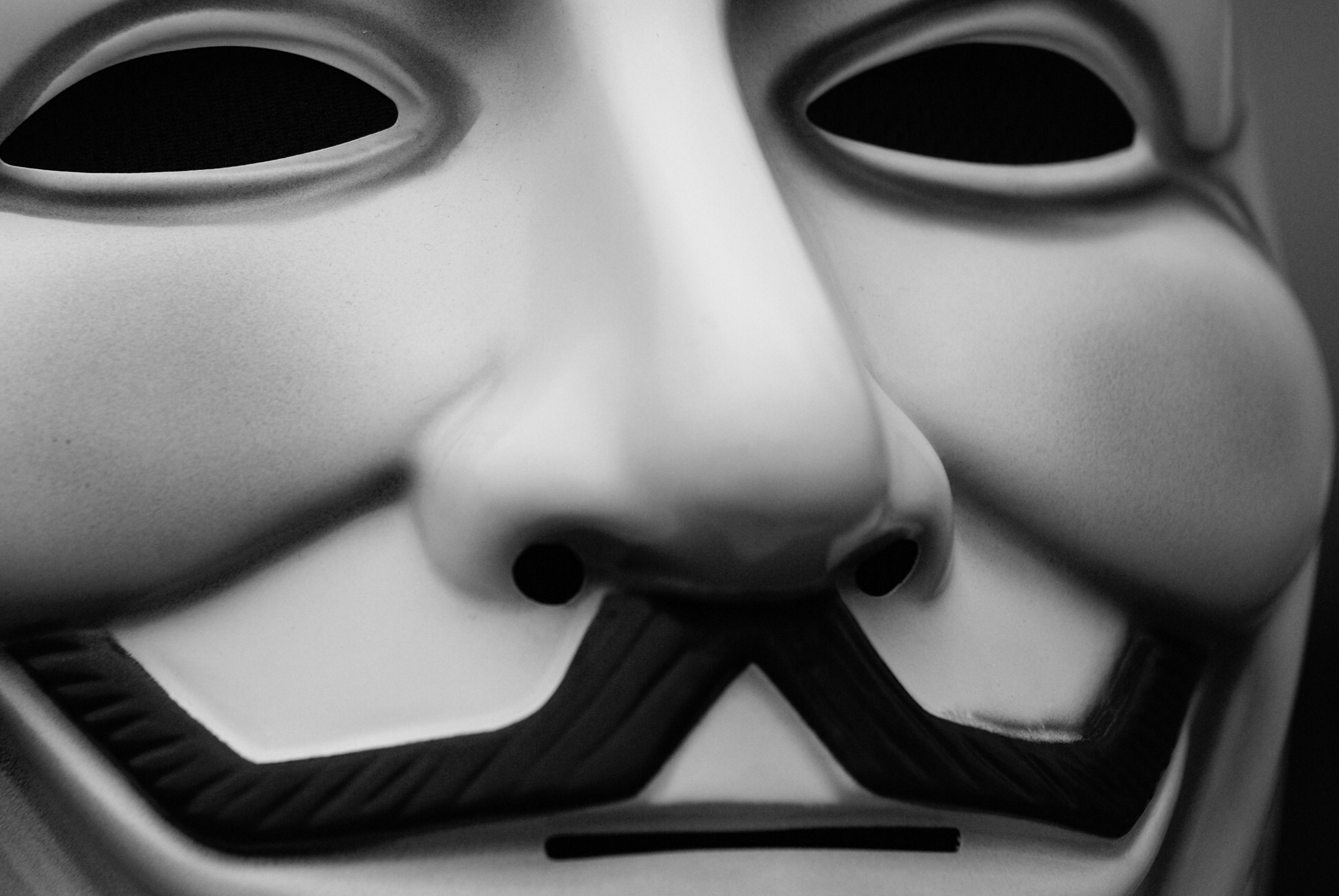 無料モバイル壁紙マスク, テクノロジー, 匿名をダウンロードします。
