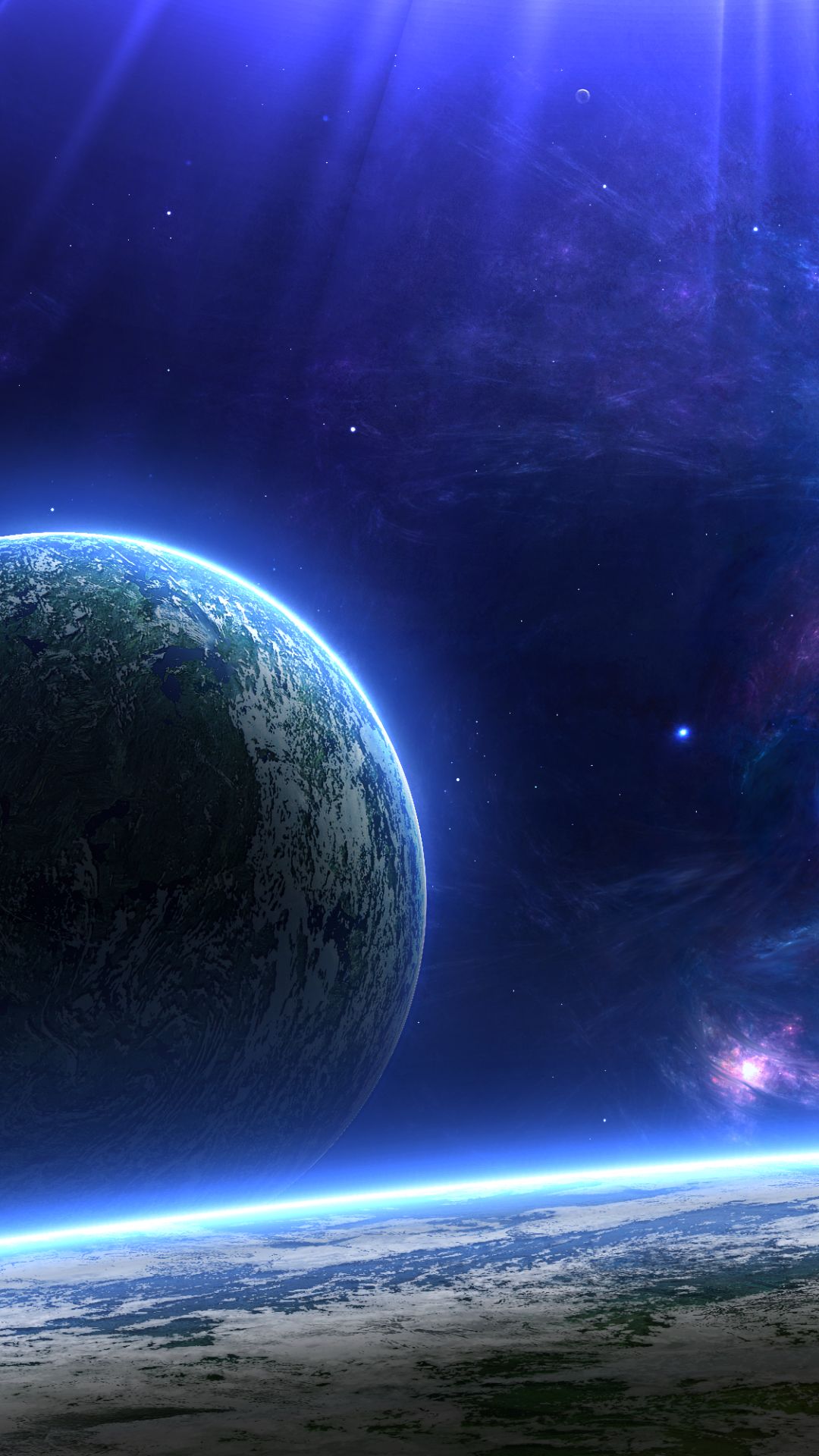 Handy-Wallpaper Planet, Science Fiction, Weltraum kostenlos herunterladen.