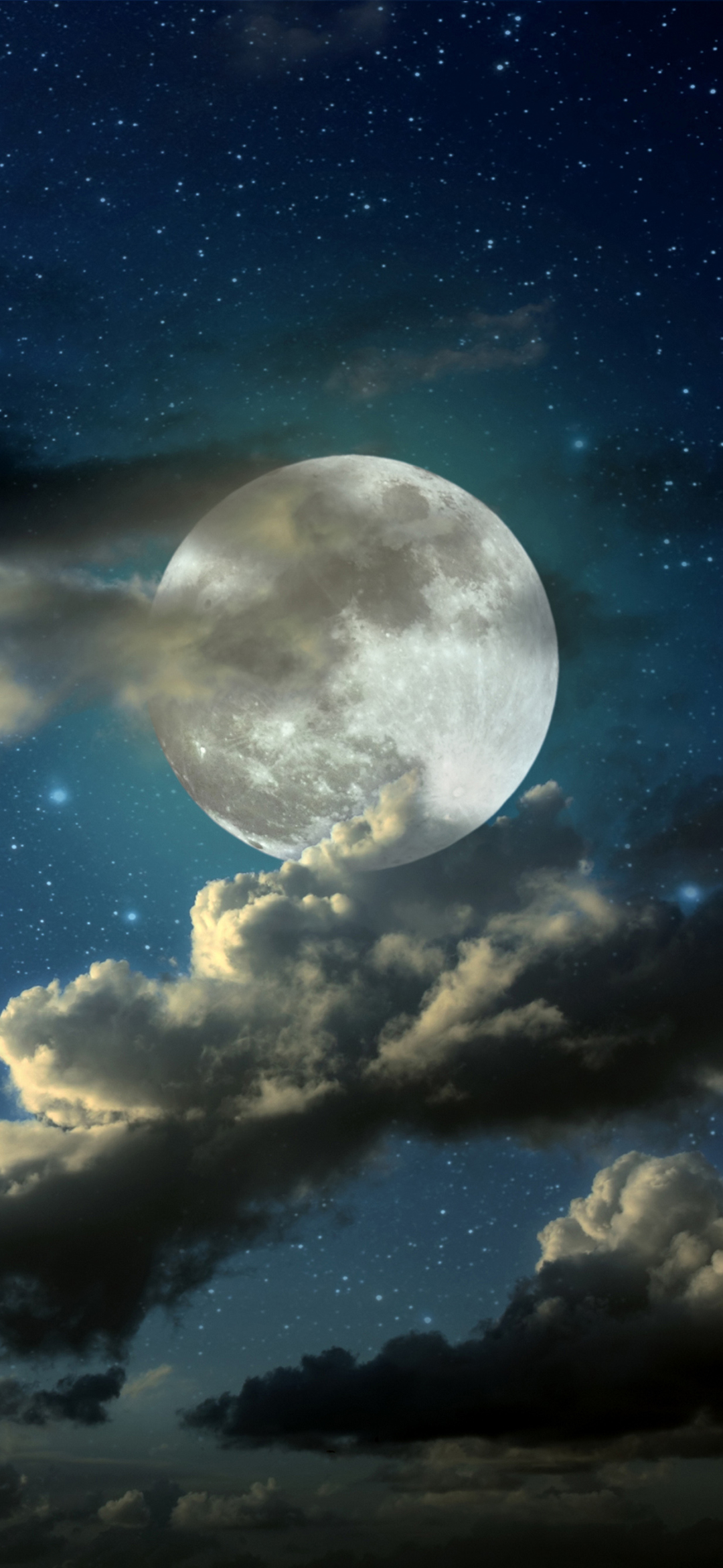 Download mobile wallpaper Moon, Earth for free.