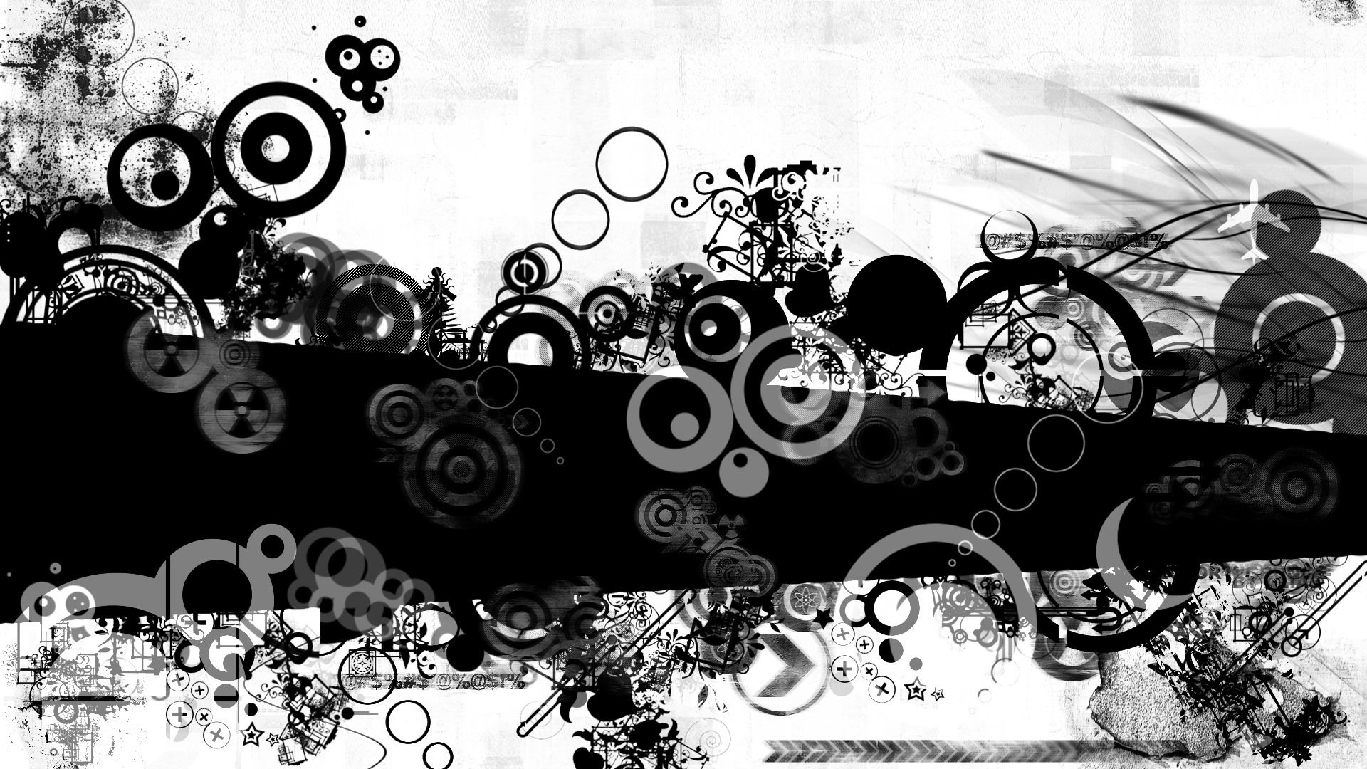 shapes, stains, vector, spots, bw, chb, shape, smeared, lubricated HD wallpaper