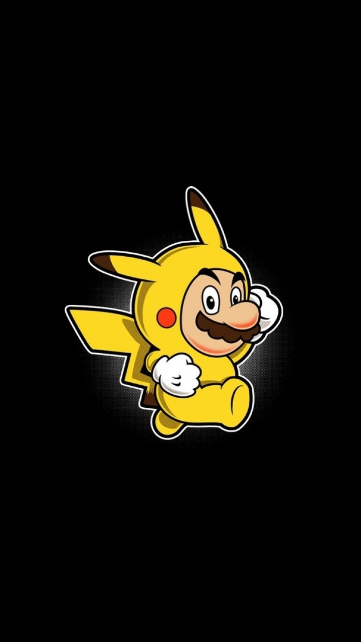 Download mobile wallpaper Mario, Collage, Pokémon, Video Game for free.