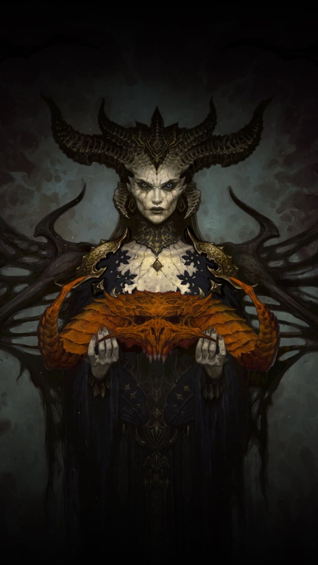 diablo iv, lilith (diablo), diablo, video game, horns, demon