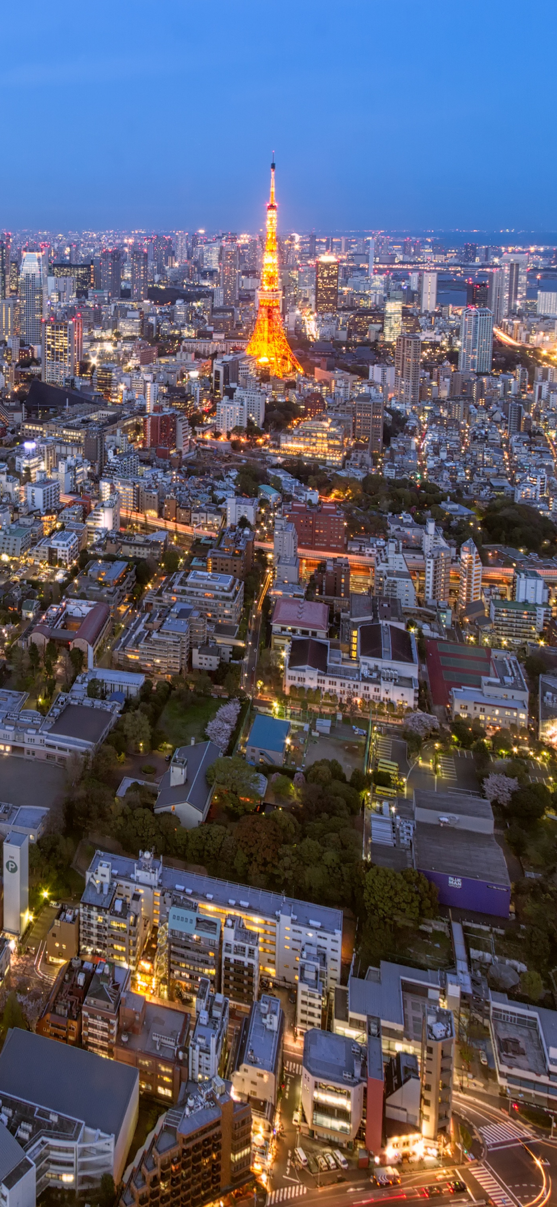 Baixar papel de parede para celular de Cidades, Noite, Cidade, Arranha Céu, Prédio, Construção, Japão, Paisagem Urbana, Tóquio, Feito Pelo Homem gratuito.