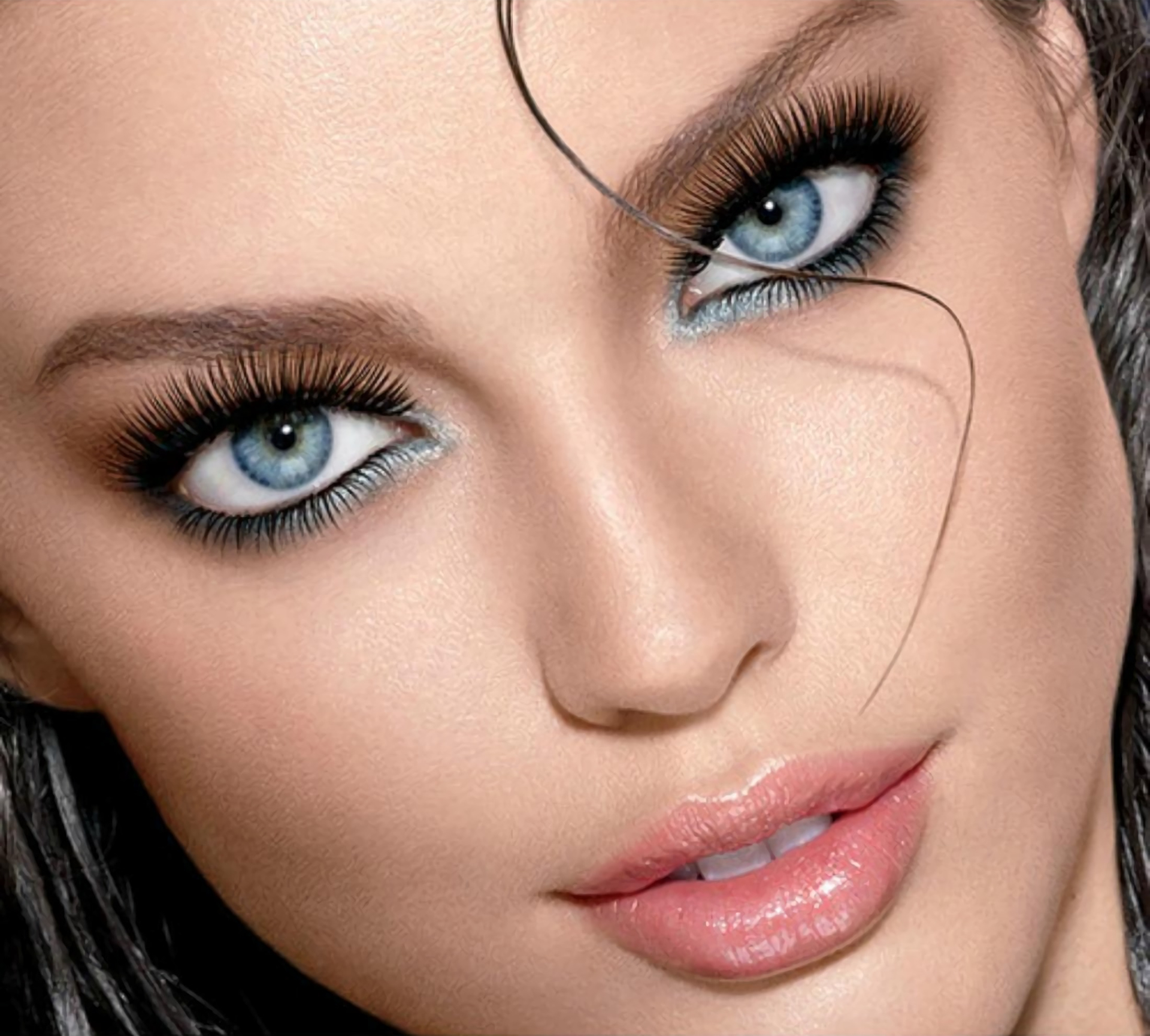 Free download wallpaper Face, Women, Blue Eyes on your PC desktop