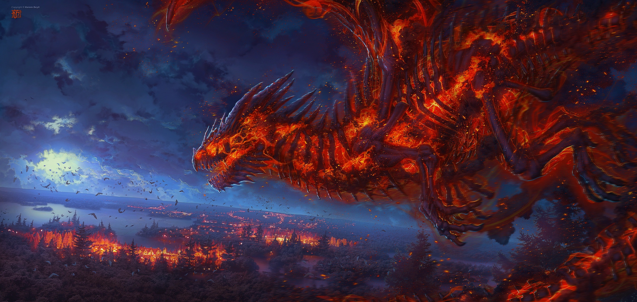 Download mobile wallpaper Fantasy, Dragon for free.