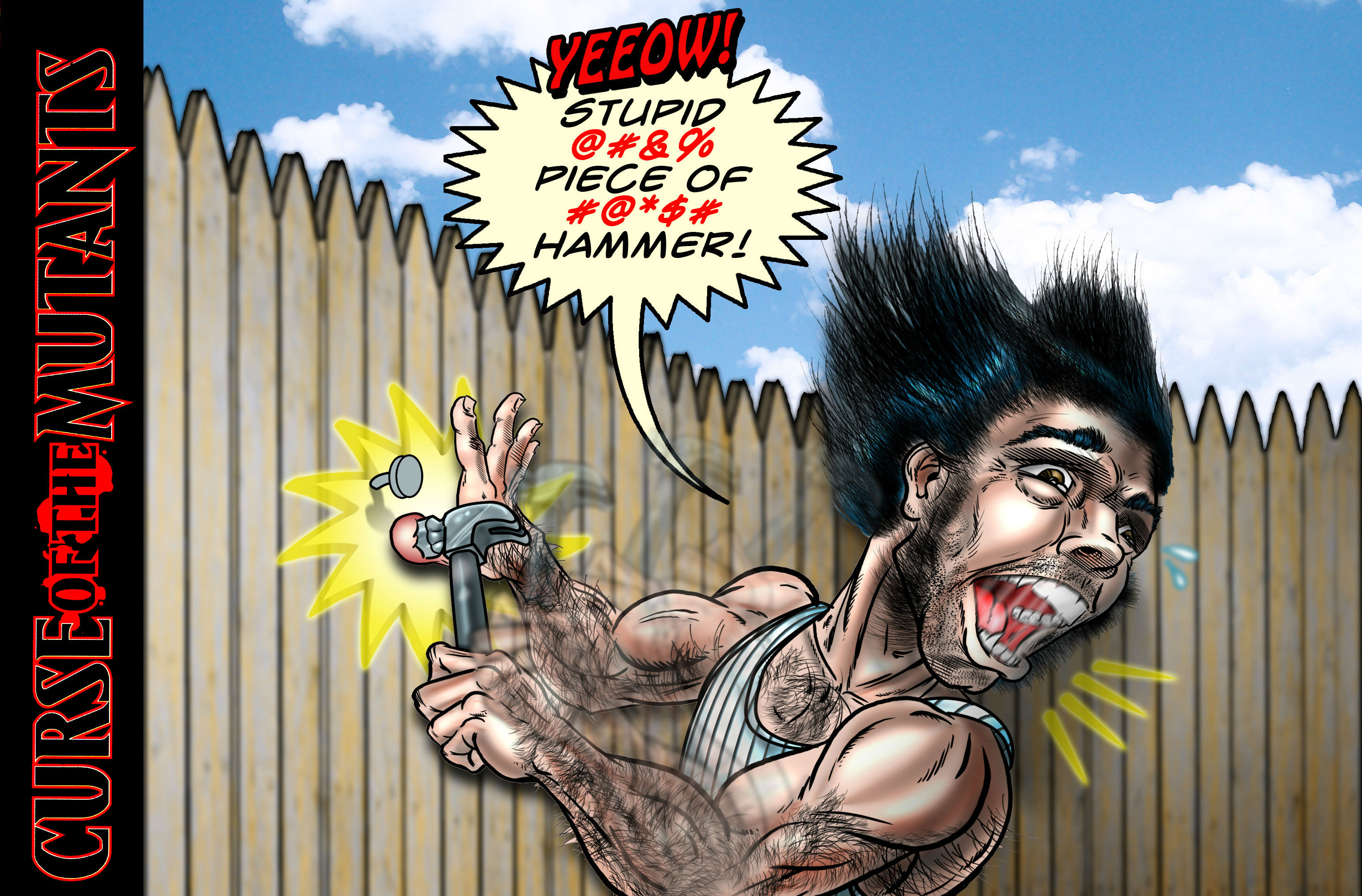 Download mobile wallpaper X Men, Wolverine, Comics, Humor for free.