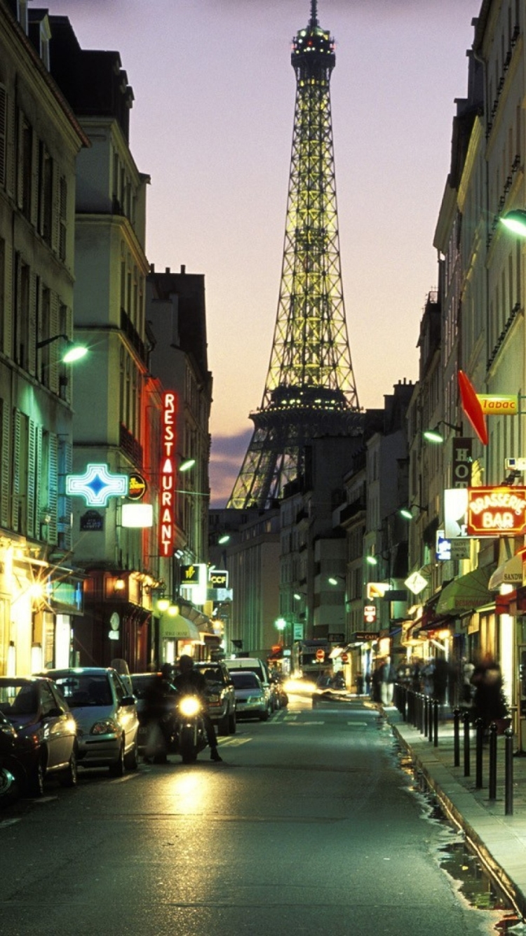 Скачать картинку Города, Париж, Сделано Человеком в телефон бесплатно.