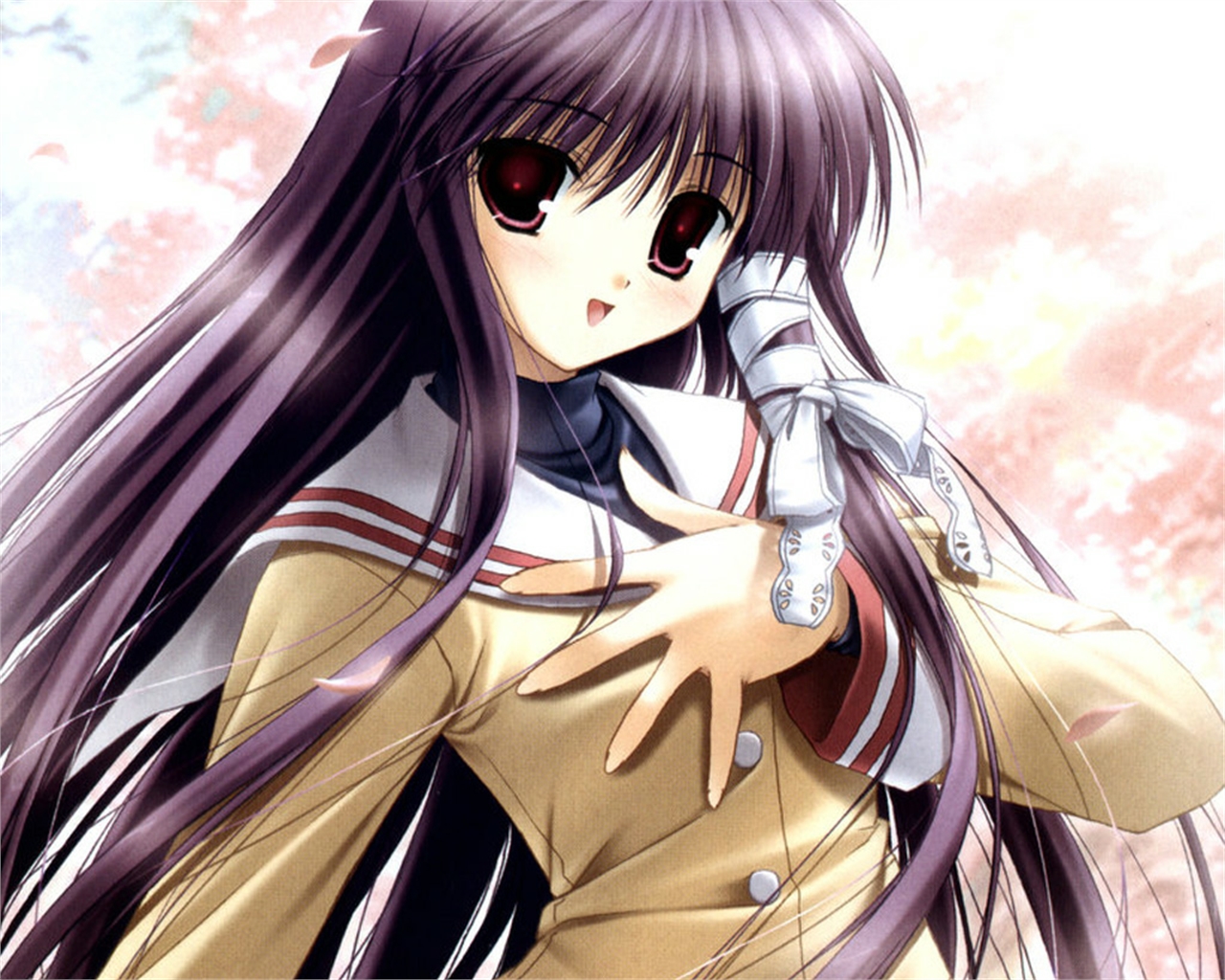 Téléchargez gratuitement l'image Animé, Kyou Fujibayashi, Clannad sur le bureau de votre PC