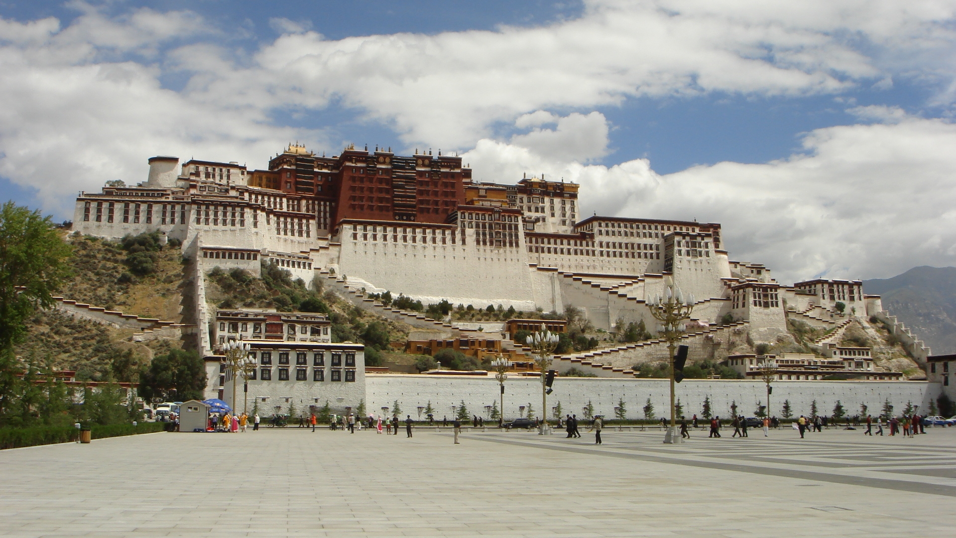 Download mobile wallpaper Potala Palace, Palaces, Man Made for free.