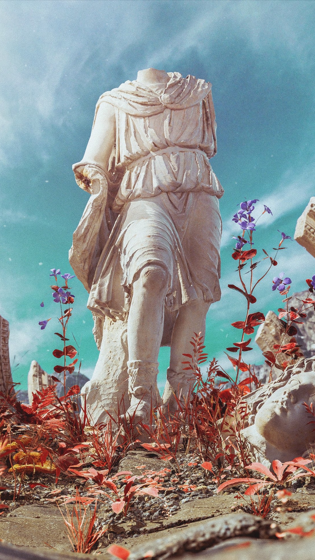 Download mobile wallpaper Fantasy, Statue for free.