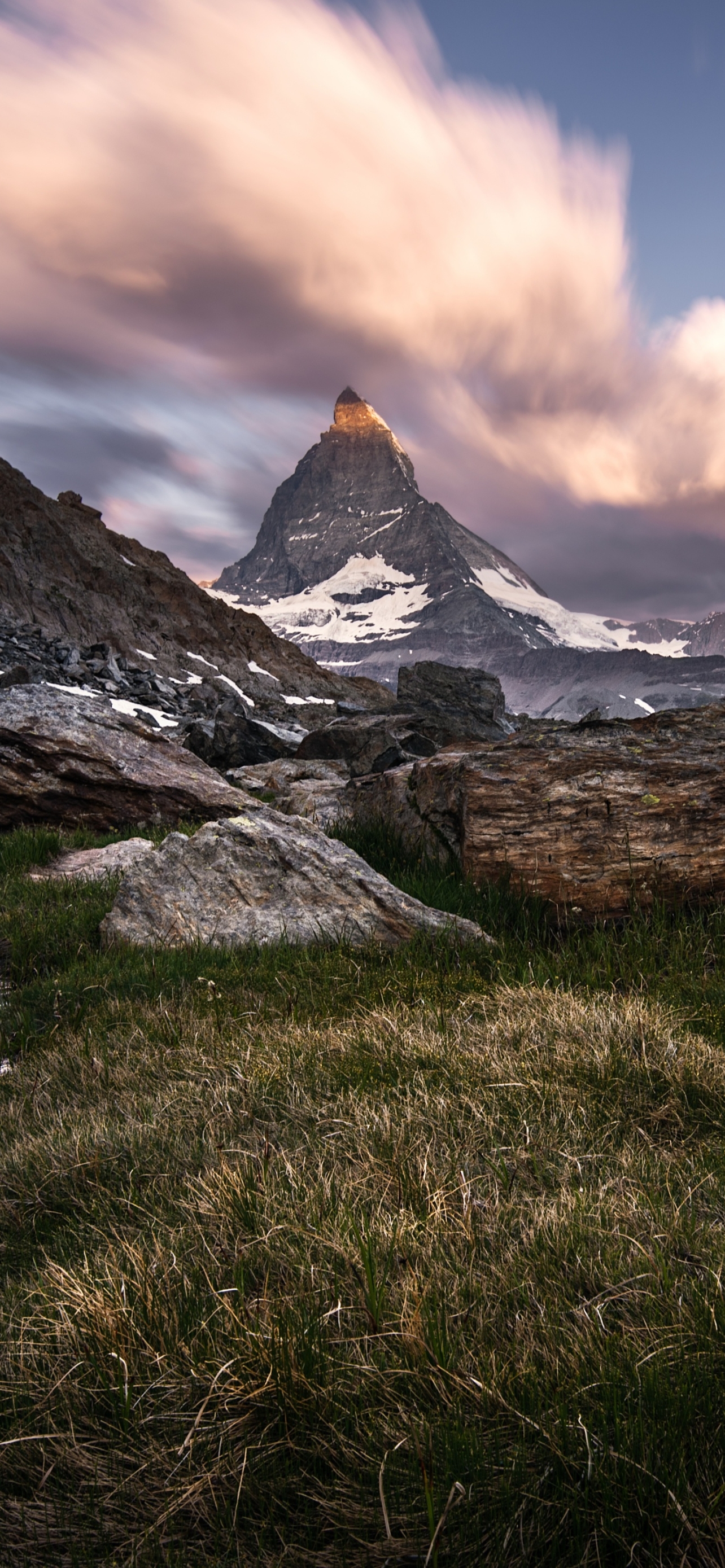 Handy-Wallpaper Natur, Berg, Alpen, Schweiz, Gebirge, Matterhorn, Berge, Erde/natur kostenlos herunterladen.