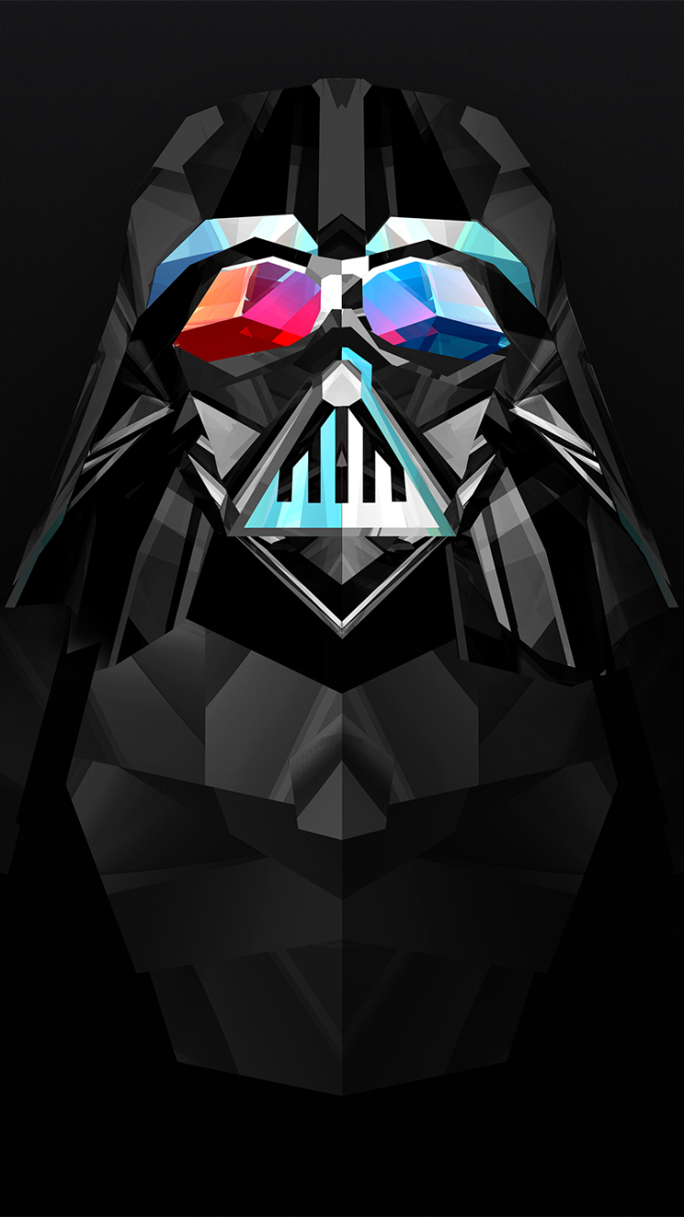 Download mobile wallpaper Abstract, Star Wars, Facets, Darth Vader for free.