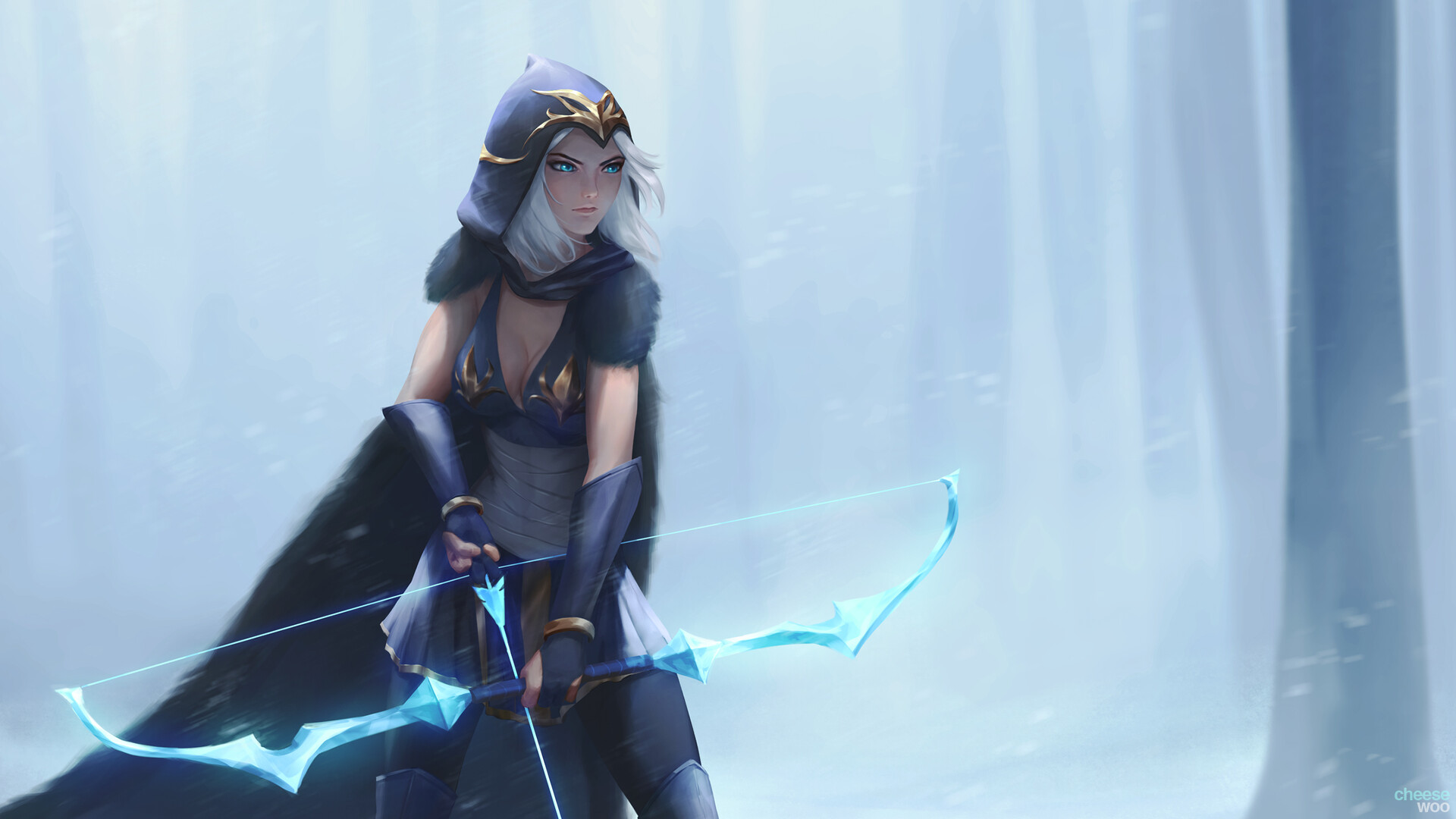 Baixe gratuitamente a imagem League Of Legends, Videogame, Ashe (Liga Das Lendas) na área de trabalho do seu PC