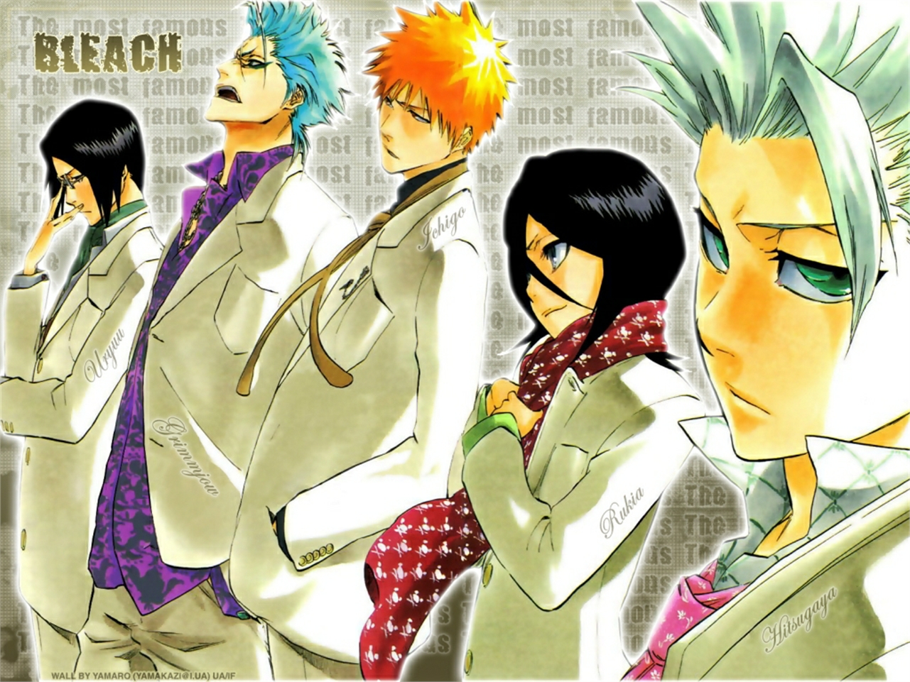 Descarga gratuita de fondo de pantalla para móvil de Animado, Rukia Kuchiki, Bleach: Burîchi, Ichigo Kurosaki, Uryu Ishida, Toshiro Hitsugaya, Grimmjow Jaegerjaquez.