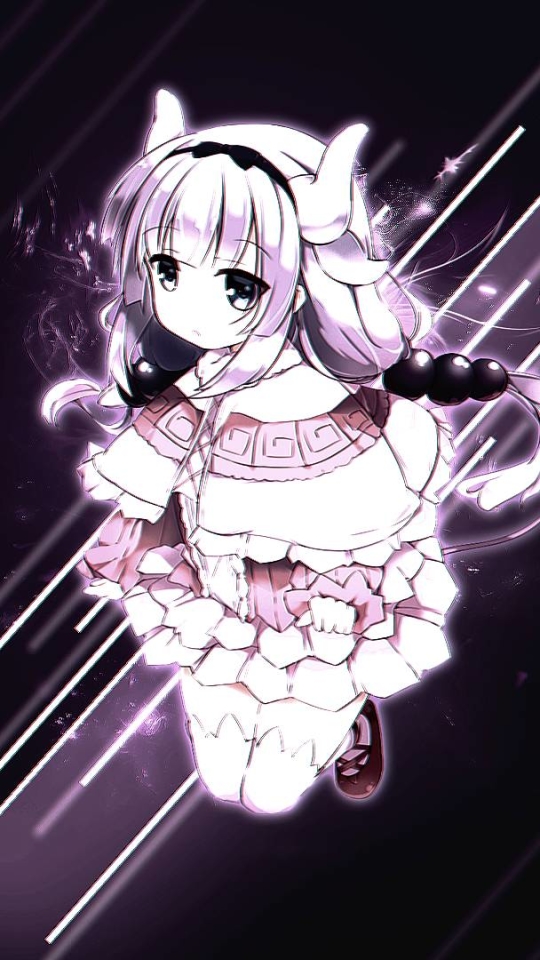 Handy-Wallpaper Animes, Kobayashi San Chi No Maid Dragon, Kanna Kamui kostenlos herunterladen.