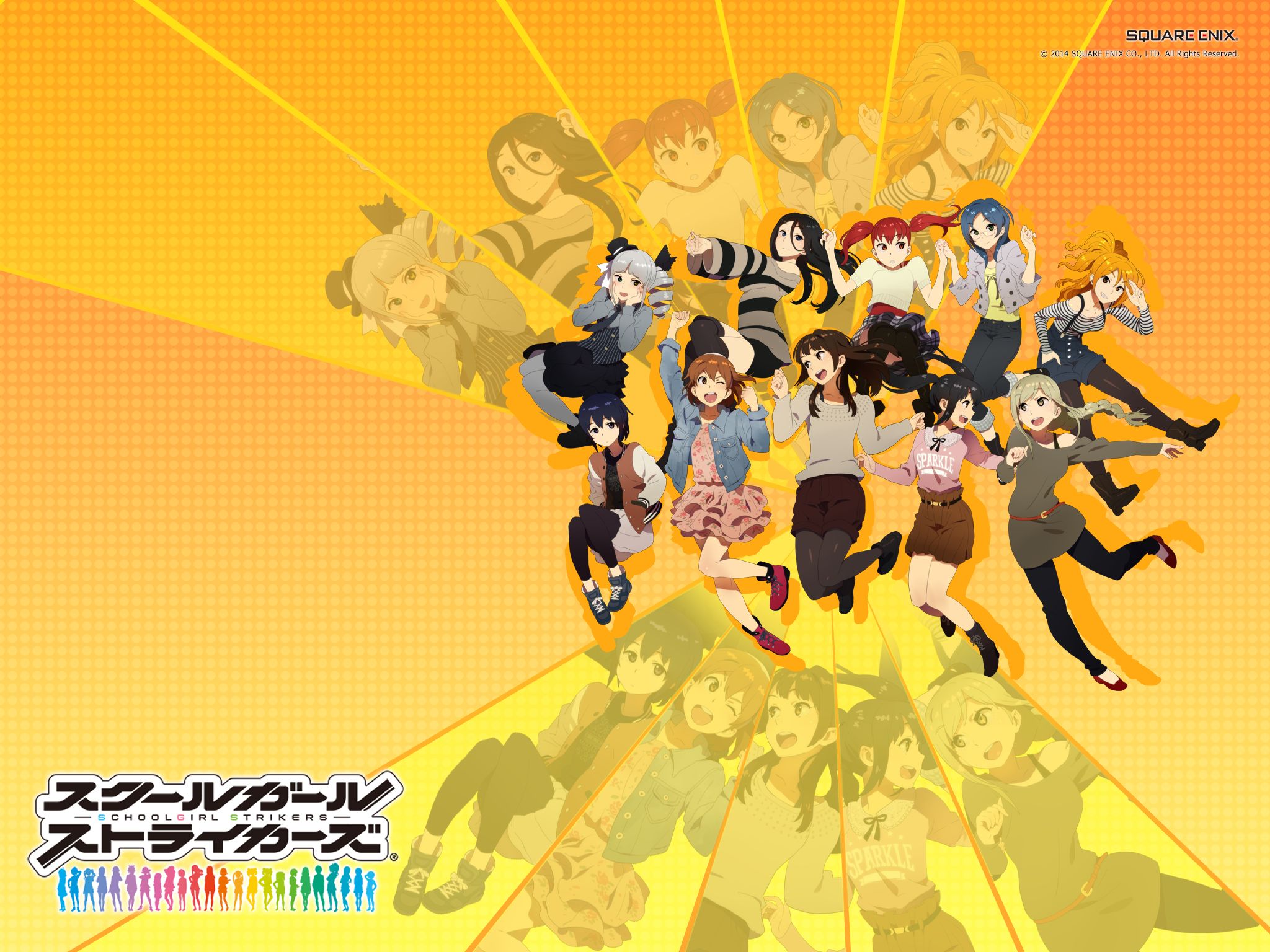 802429 скачать обои аниме, schoolgirl strikers: анимационный канал - заставки и картинки бесплатно