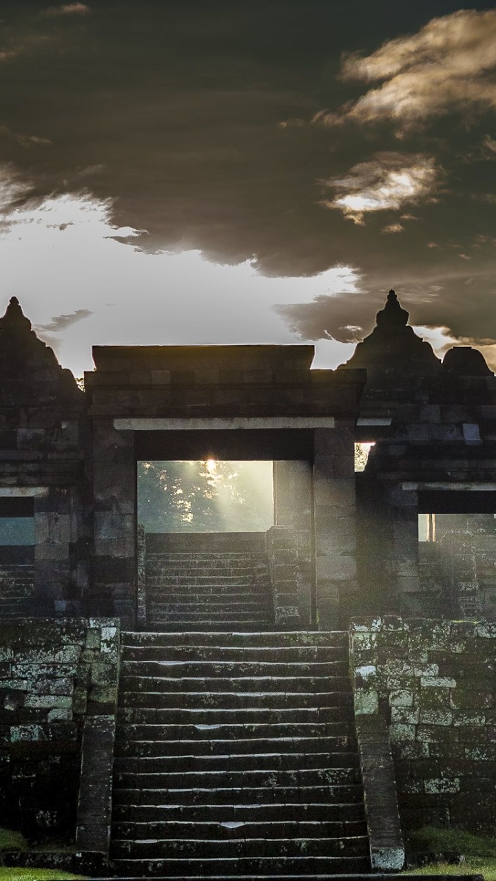 1116153 Hintergrundbild herunterladen religiös, ratu boko, tempel, indonesien, java (indonesien) - Bildschirmschoner und Bilder kostenlos