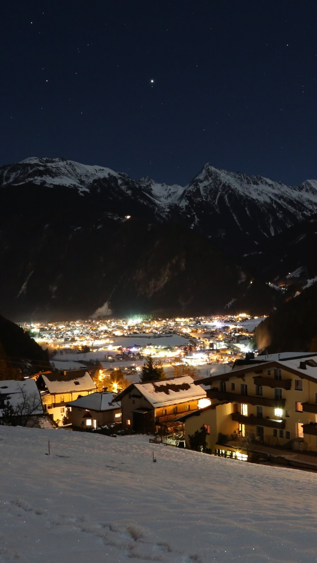 Download mobile wallpaper Austria, Man Made, Mayrhofen, Towns for free.
