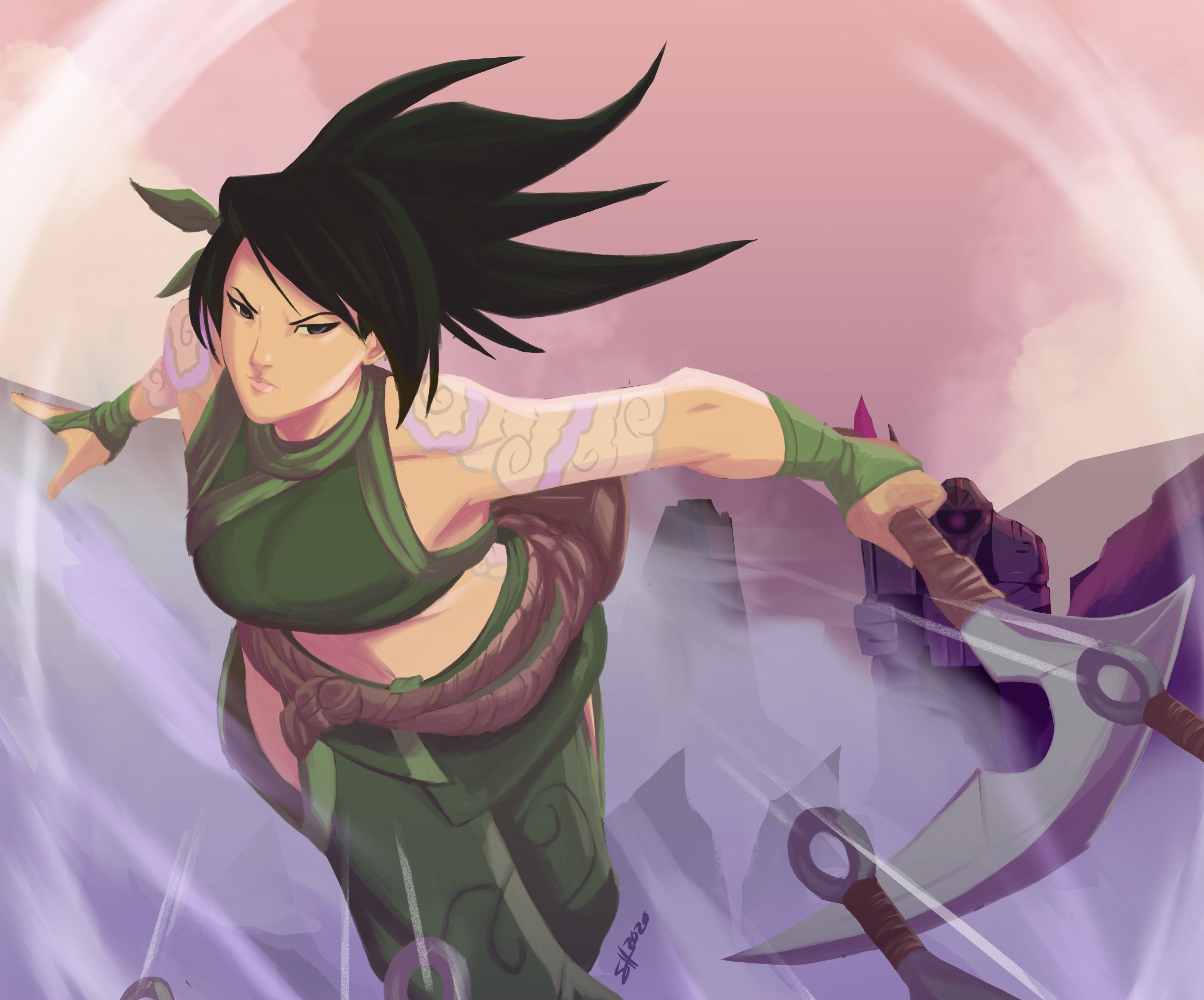 Download mobile wallpaper League Of Legends, Video Game, Akali (League Of Legends) for free.
