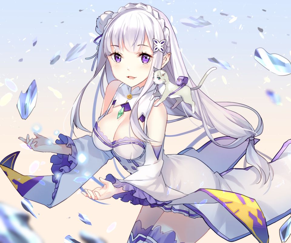 Download mobile wallpaper Anime, Emilia (Re:zero), Re:zero Starting Life In Another World, Pack (Re:zero) for free.