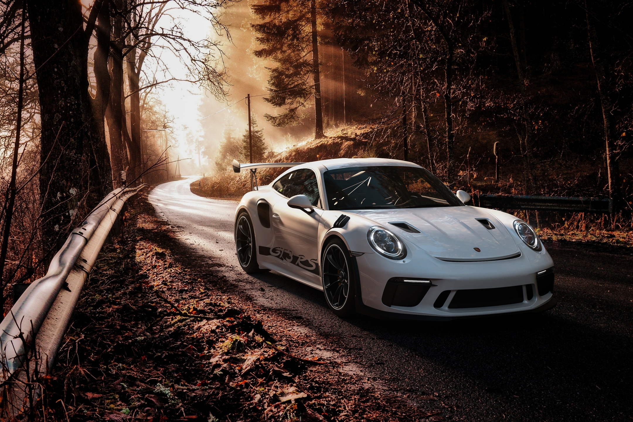 Handy-Wallpaper Auto, Porsche, Porsche 911, Autos, Porsche 911 Gt3, Porsche 911 Gt3 Rs, Fahrzeuge, Weißes Auto kostenlos herunterladen.