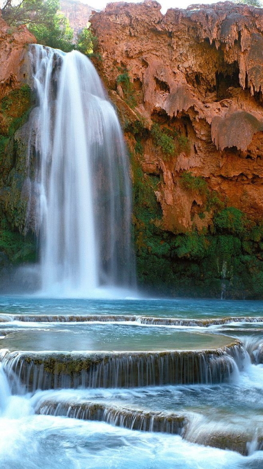 Handy-Wallpaper Wasserfälle, Wasserfall, Erde/natur kostenlos herunterladen.