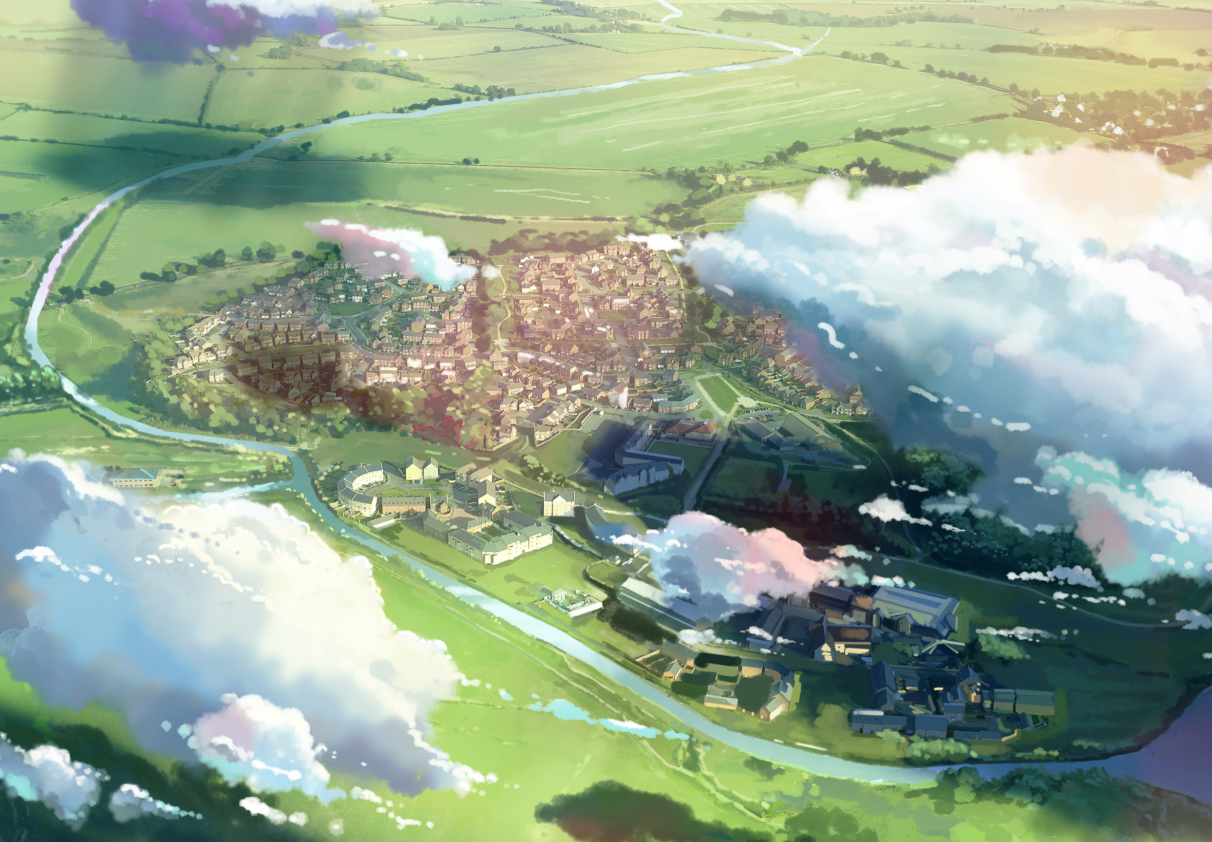 Handy-Wallpaper Landschaft, Animes kostenlos herunterladen.