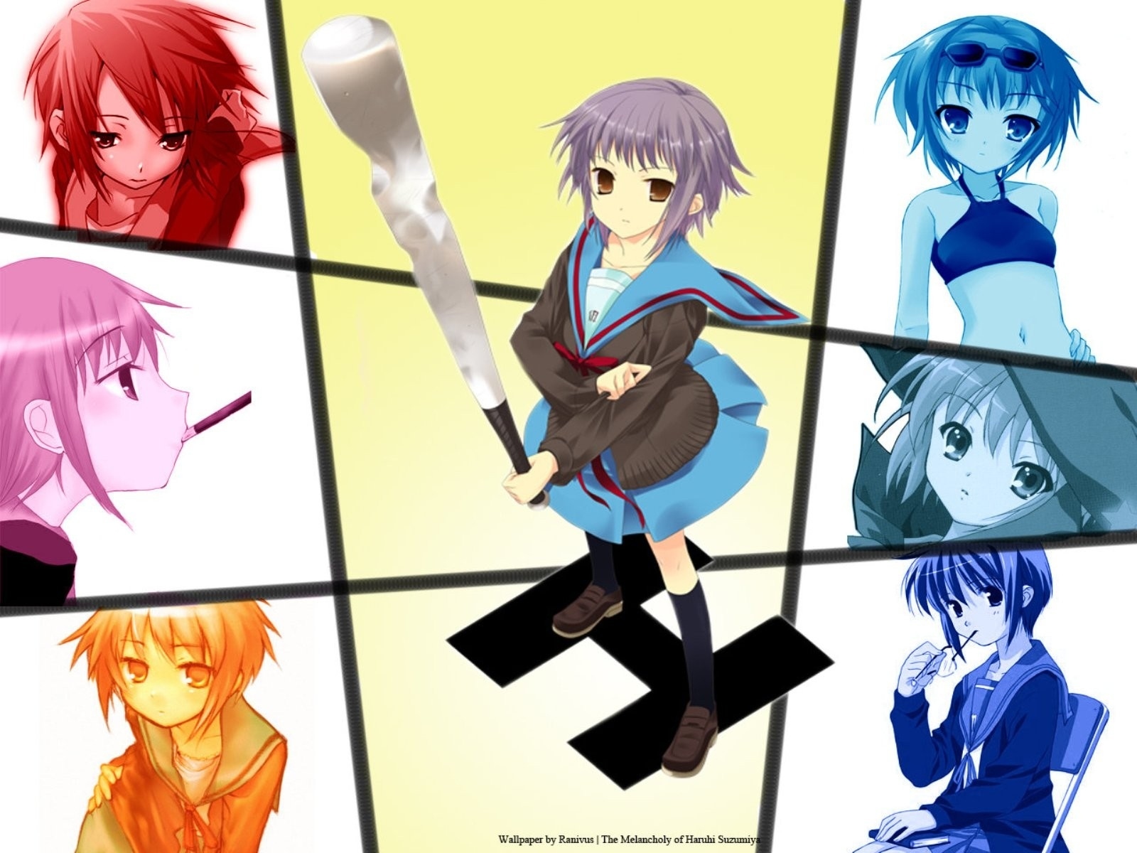 Baixar papel de parede para celular de Anime, Suzumiya Haruhi No Yûutsu, Yuki Nagato gratuito.