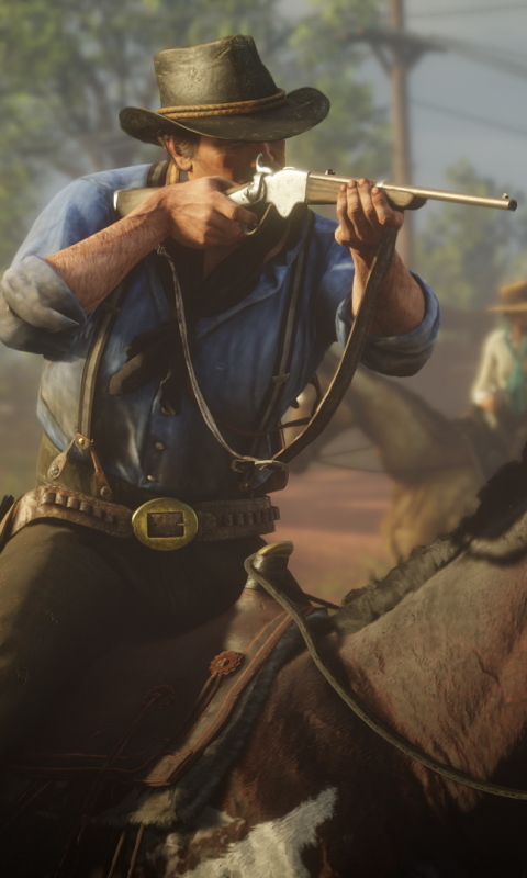 Download mobile wallpaper Weapon, Western, Cowboy, Video Game, Red Dead Redemption, Red Dead Redemption 2, Arthur Morgan, Red Dead for free.