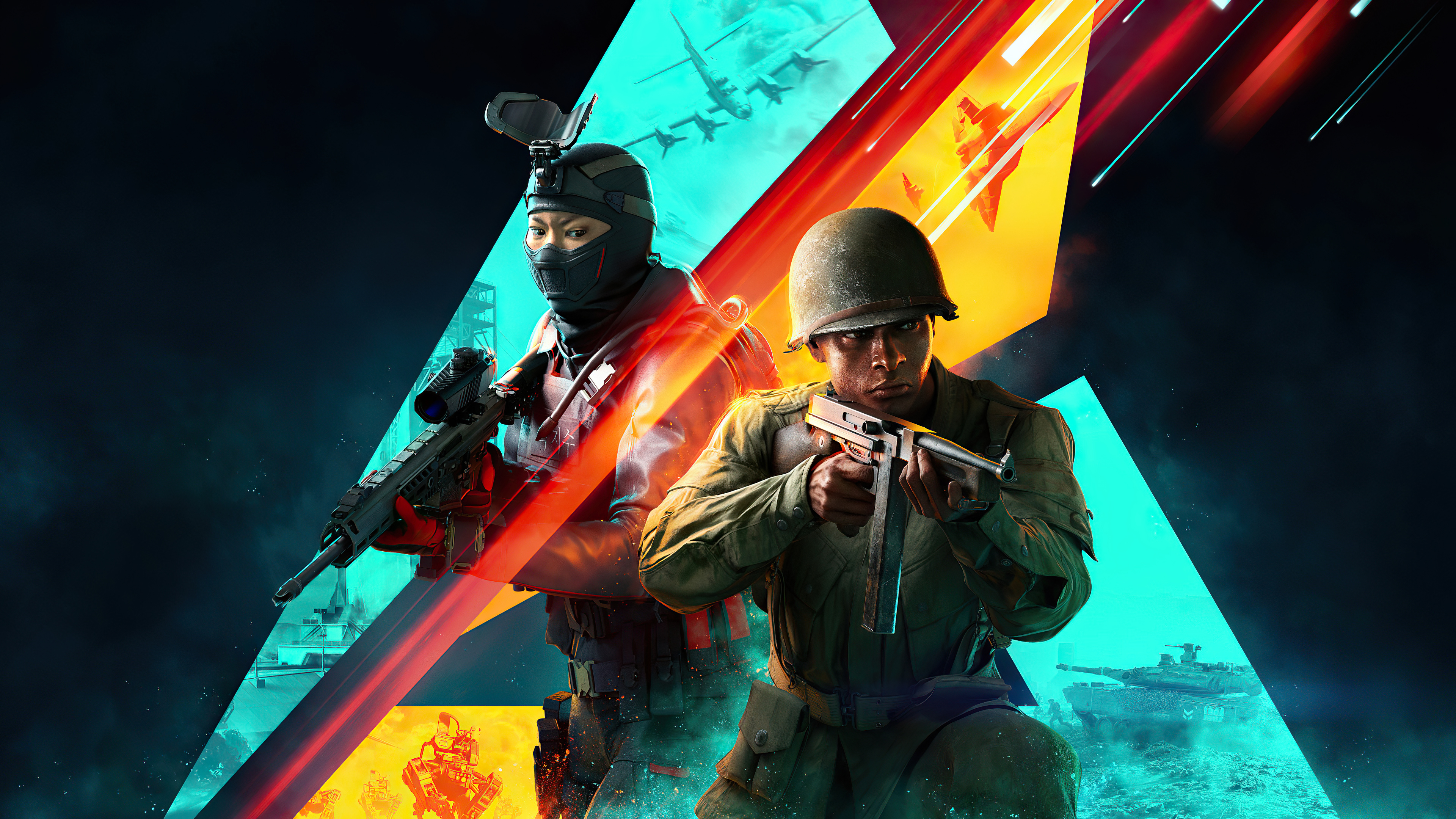 Laden Sie das Schlachtfeld, Computerspiele, Battlefield 2042-Bild kostenlos auf Ihren PC-Desktop herunter