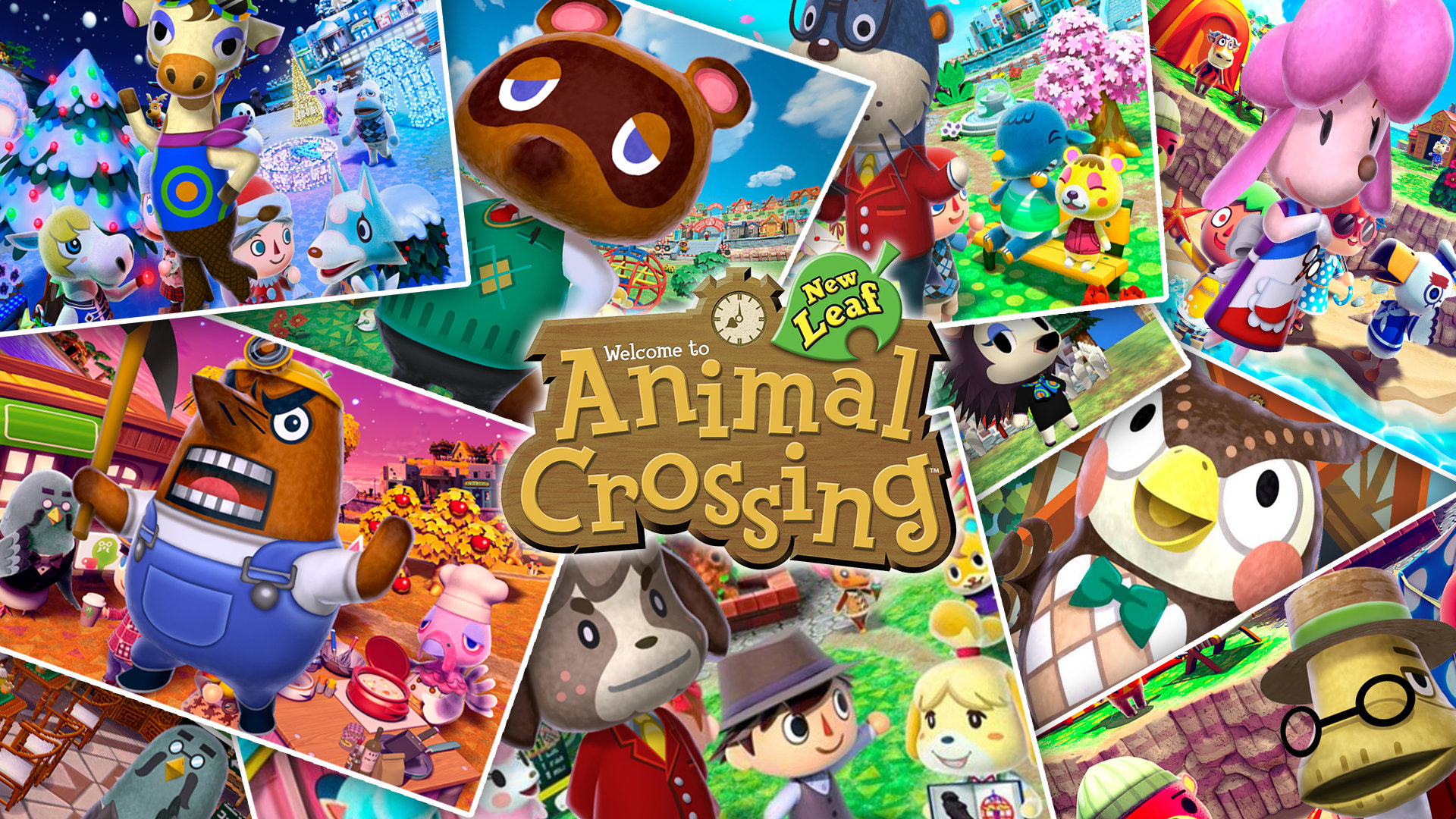 Laden Sie Animal Crossing HD-Desktop-Hintergründe herunter