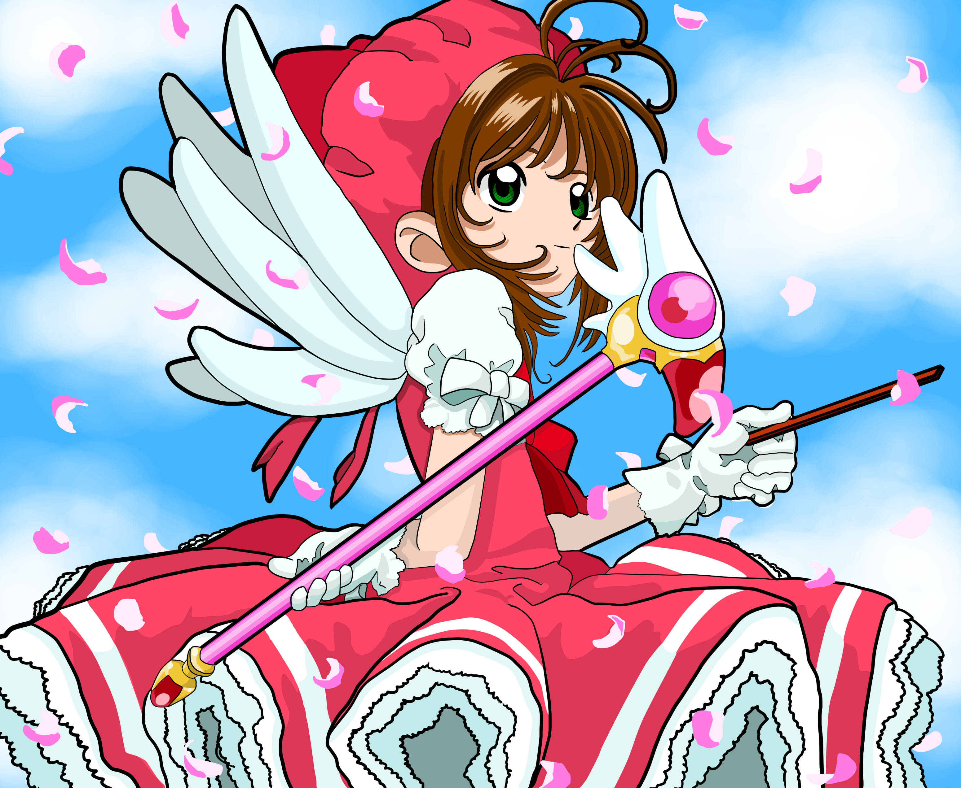 Free download wallpaper Anime, Cardcaptor Sakura, Sakura Kinomoto on your PC desktop